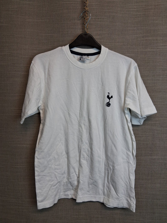 Tottenham Hotspur Boys White T-Shirt Short Sleeve Age 13-14 Years