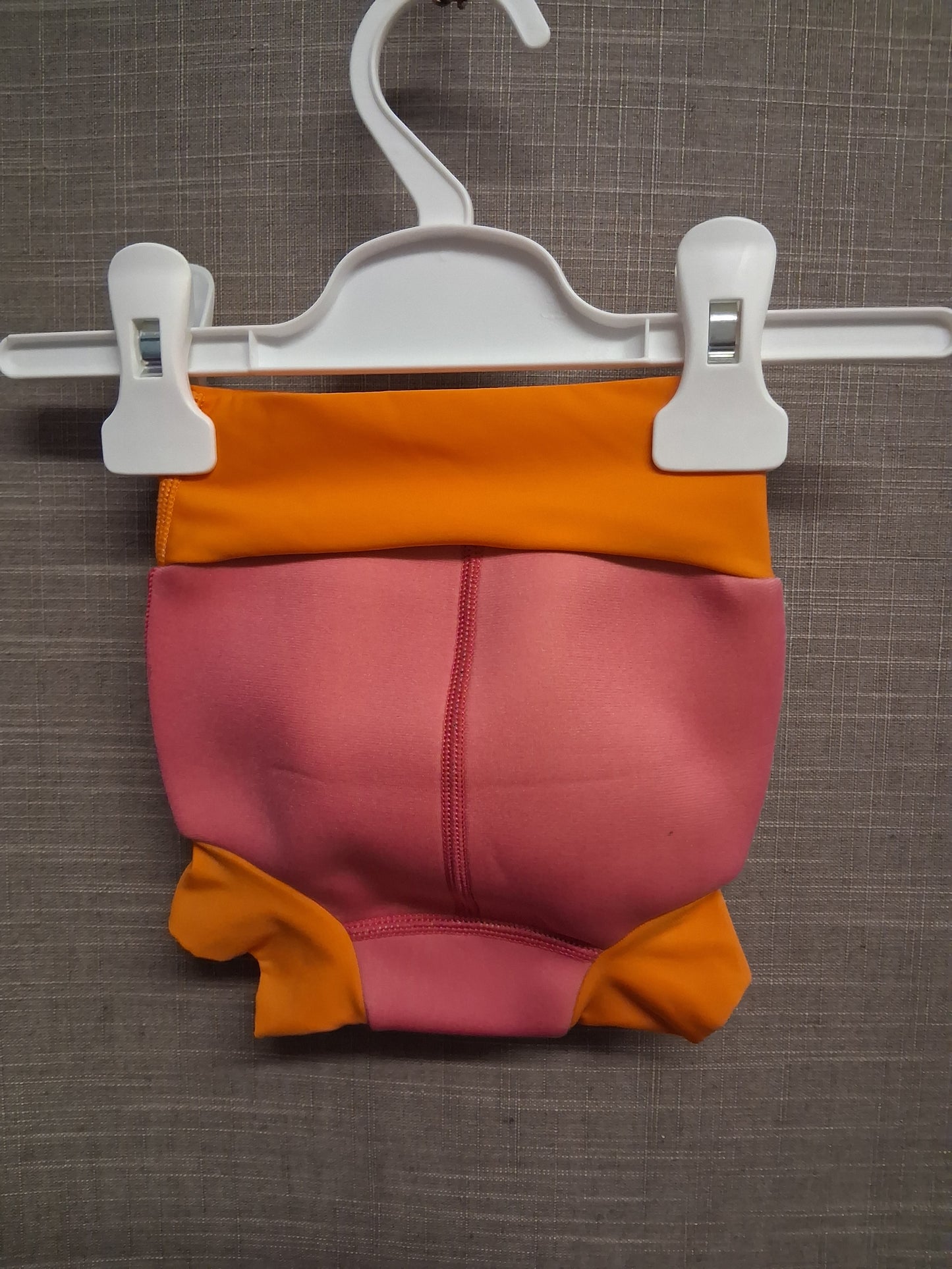 Water Babies Swimwear Pants Orange Pink Size Medium Age 3-6 Months