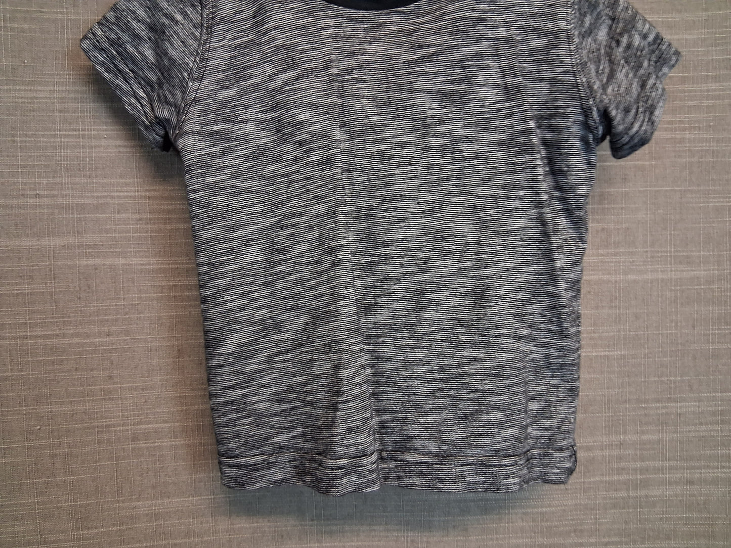 Nutmeg Boys Grey Striped T-Shirt Age 9-12 Months