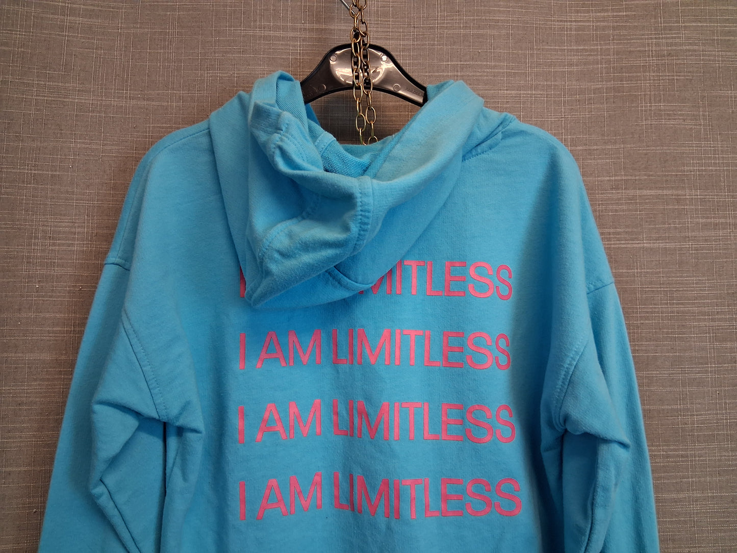 Reebok Girls Blue Lightweight Hoodie Age 14-15 Years