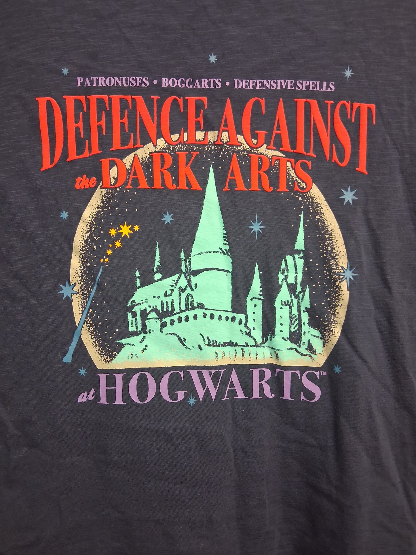 Marks & Spencer Harry Potter Theme Navy Blue Short Sleeve T-Shirt Age 12-13 Years