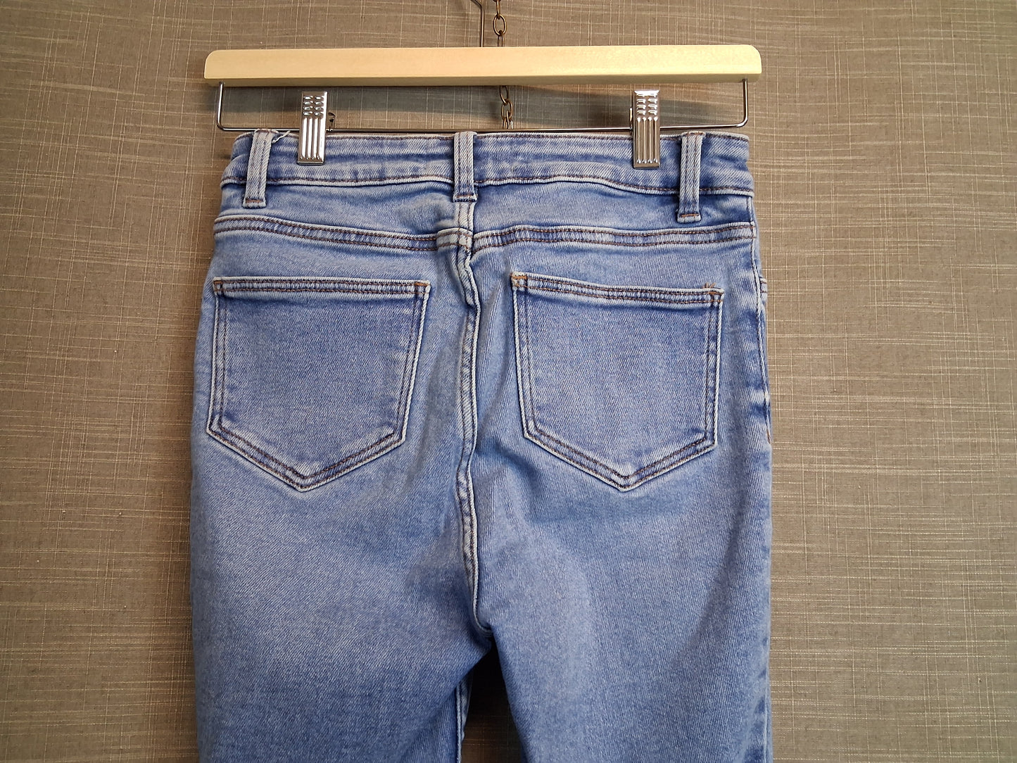 New Look Hallie Distressed Light Blue Denim Jeans Skinny Leg Age 13 Years