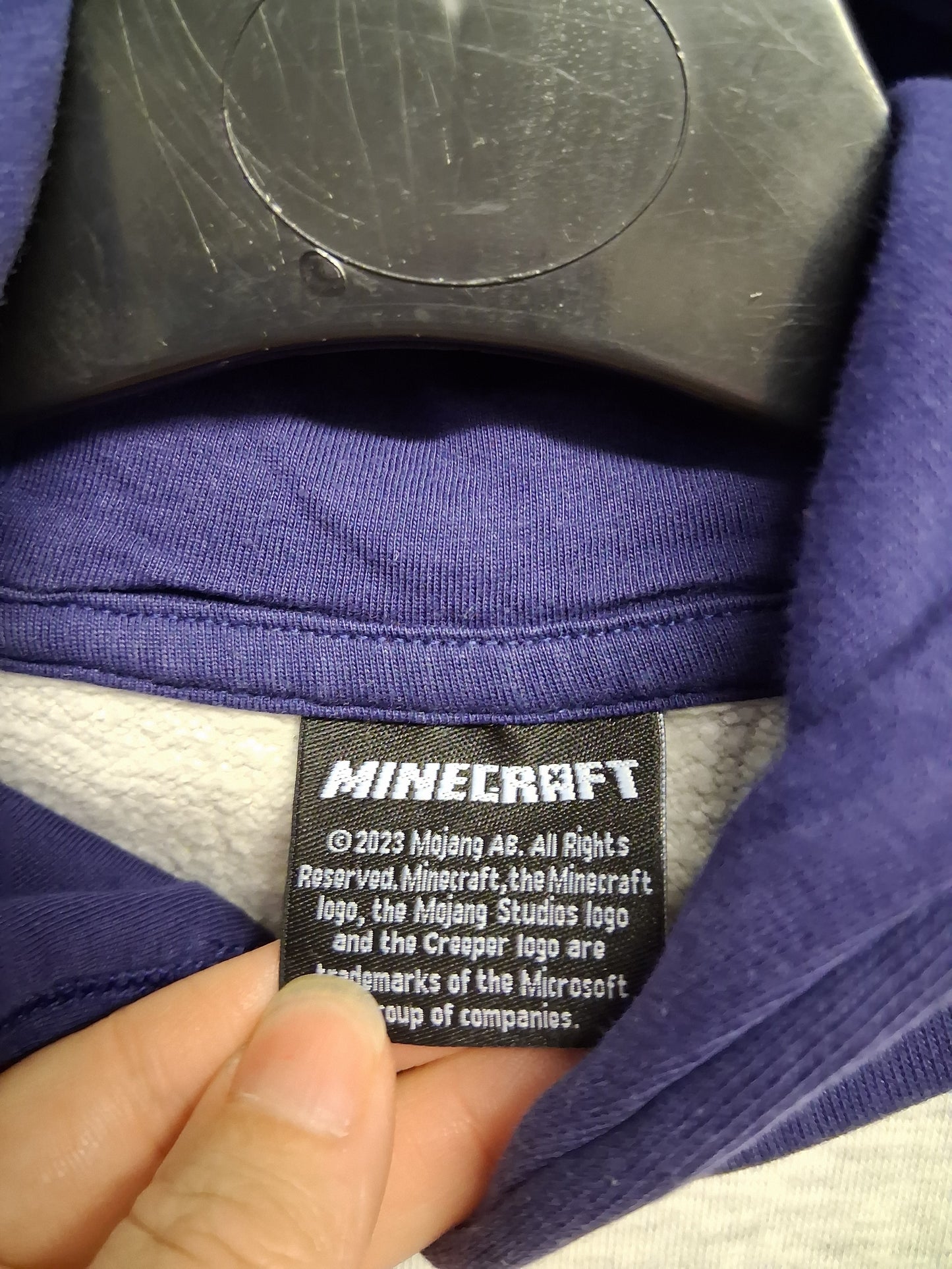 TU Minecraft Hoodie Multicolour Long Sleeve Age 6 Years