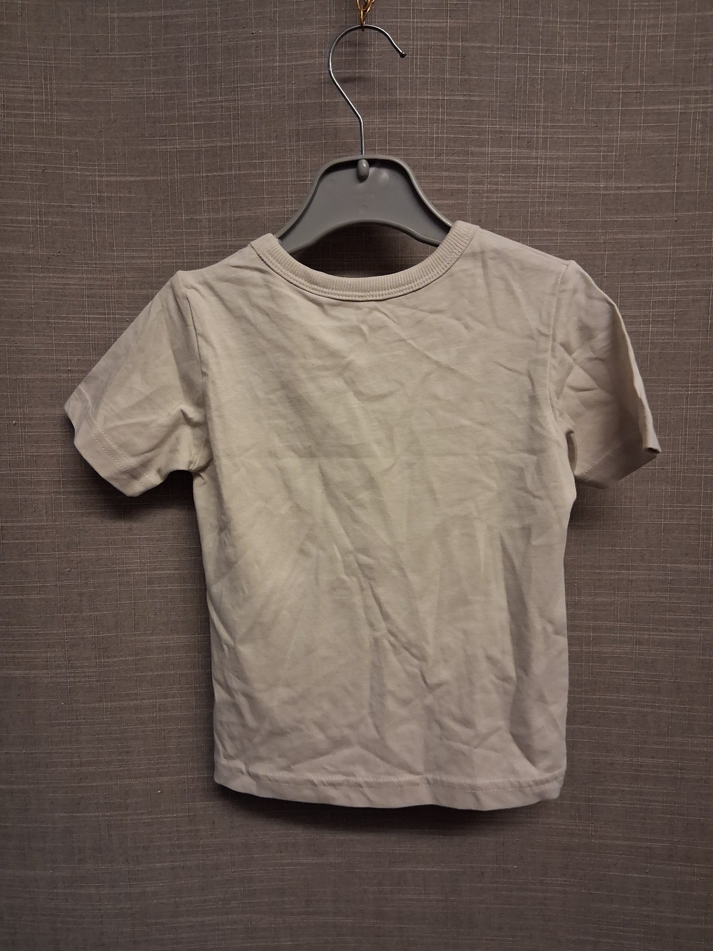 George Boys Beige "Future Genius" Short Sleeve T-Shirt Age 12-18 Months