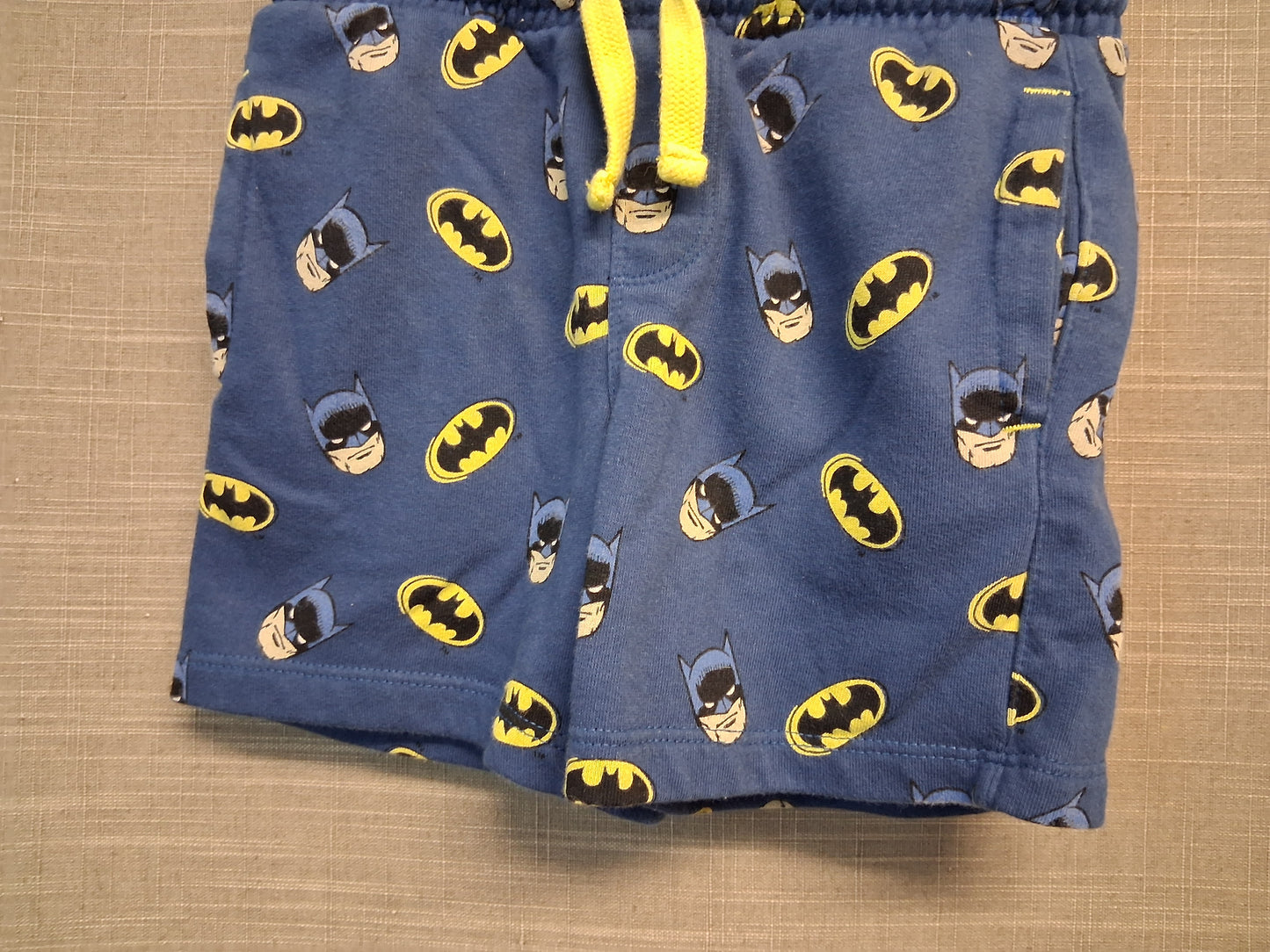 Marks And Spencer Blue Batman Jersey Shorts Age 4-5 Years