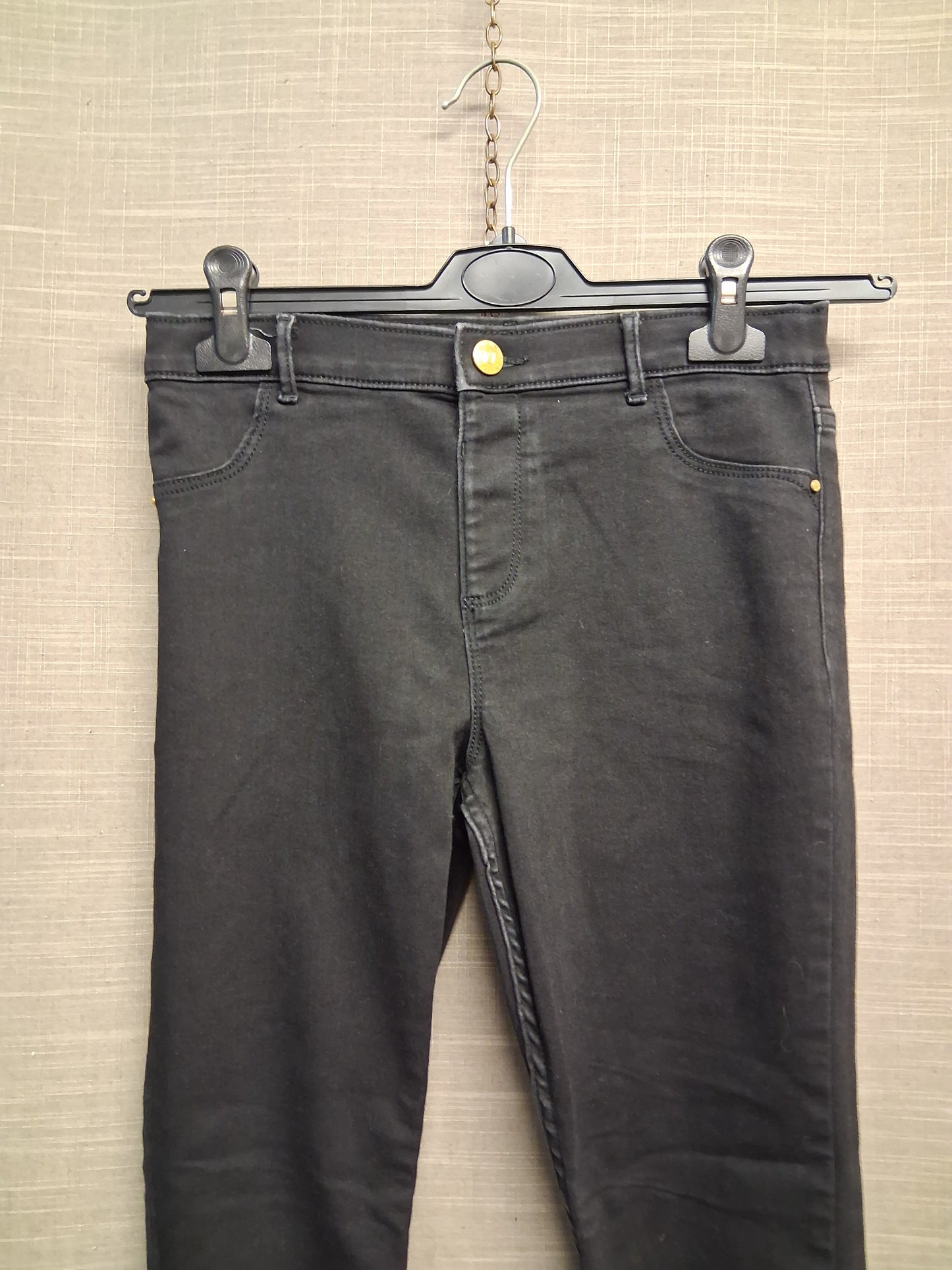 River Island Black Skinny Denim Jeans Age 12 Years