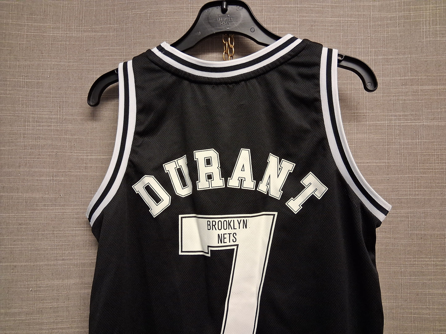 Primark Boys Basketball NBA Brooklyn Nets No7 Durant Black Age 11-12 Years