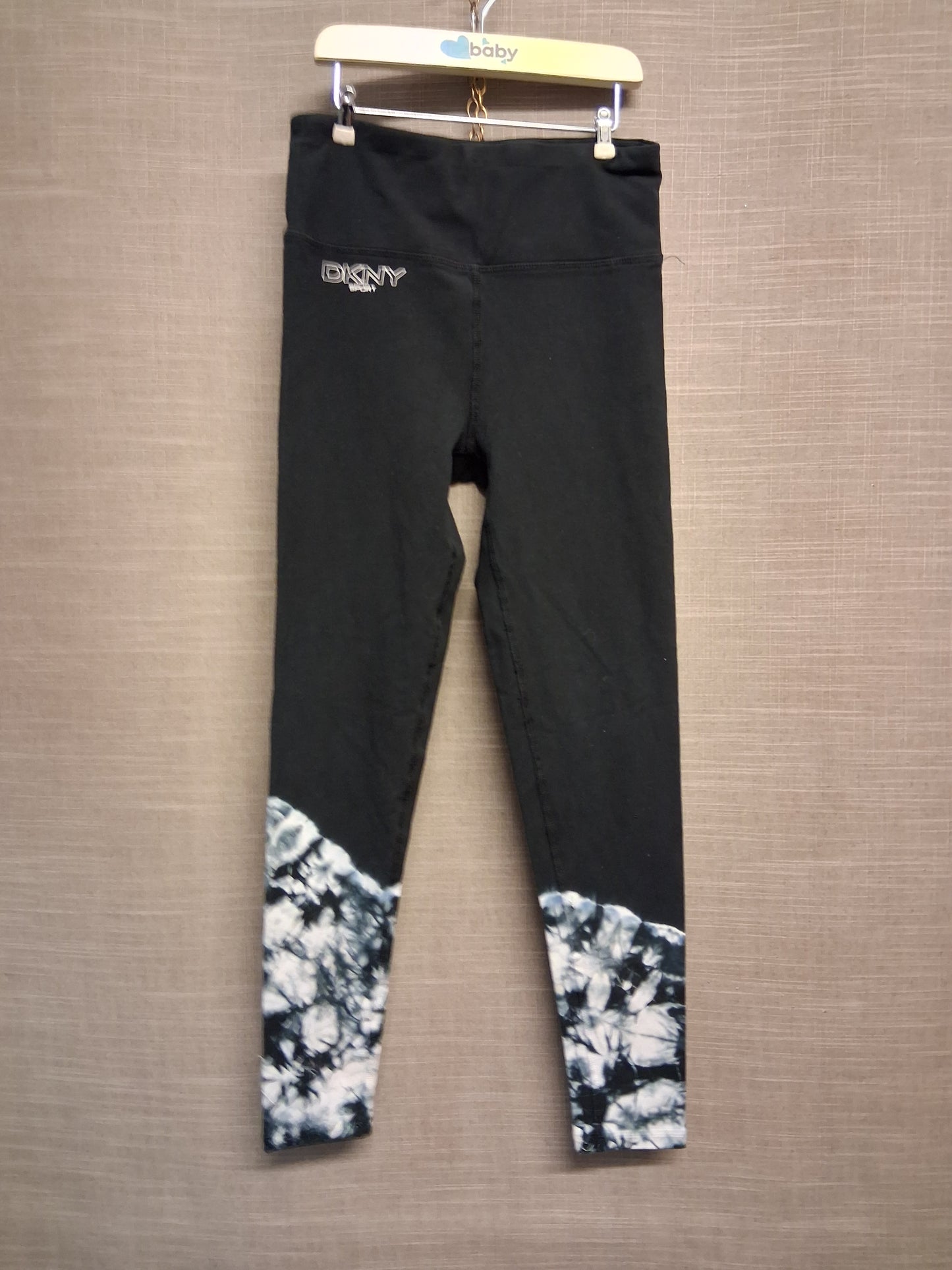 DKNY Sports Black Leggings Size XS Age 13 years