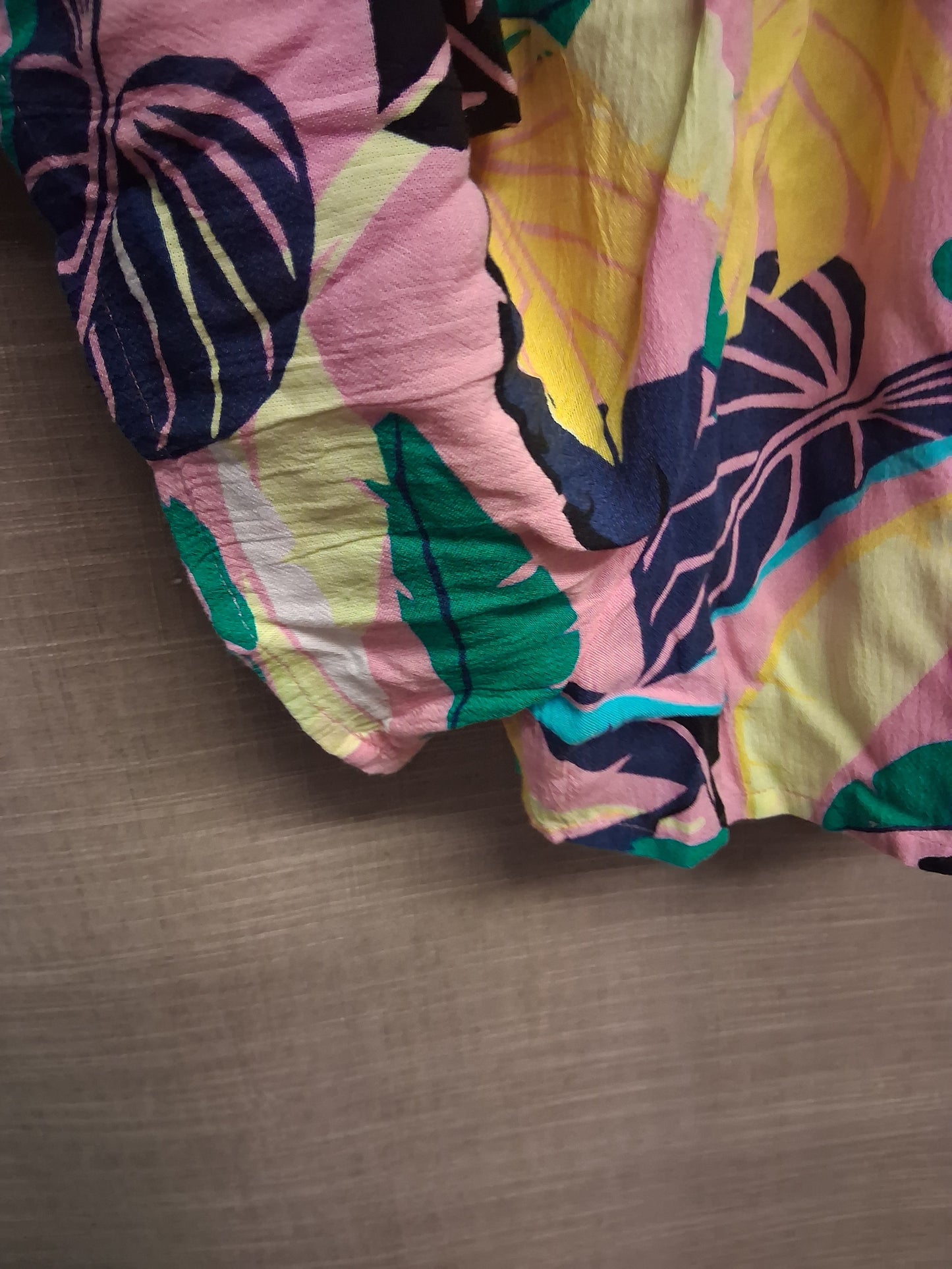 Marks & Spencer Girls Multicolour Floral Playsuit Age 11-12 Years Lightweight