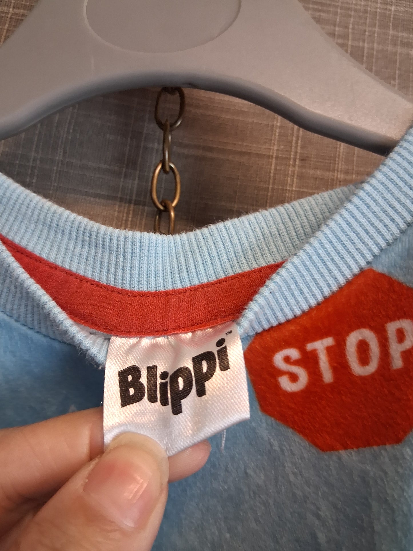Blippi Matalan Boys Pyjamas PJs 2 Piece Set Blue Velour Age 4 Years