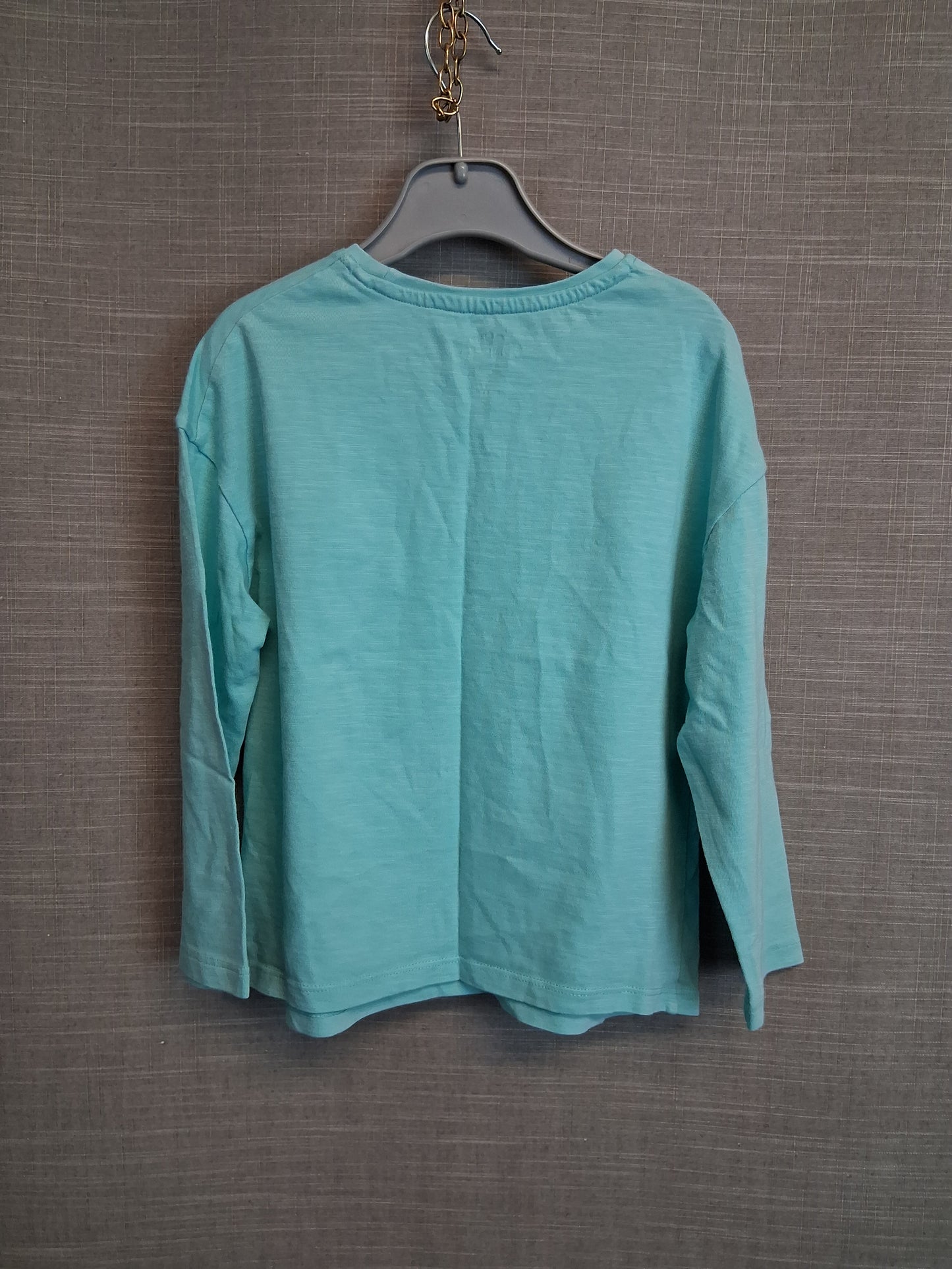 Marks & Spencer Ariel Blue Long Sleeve T-Shirt Age 5-6 Years