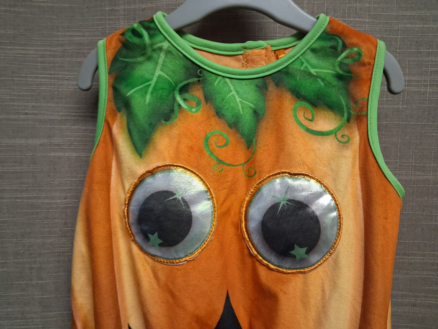 Morrisons Googly Eyed Pumpkin Costume Orange Age 2-3 Years