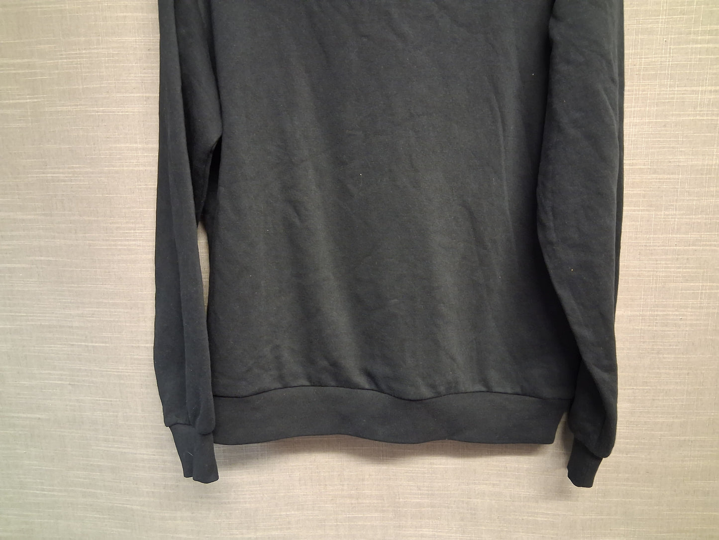 H&M Boys Basic Crew Neck Sweater Jumper Black Age 14-15 Years