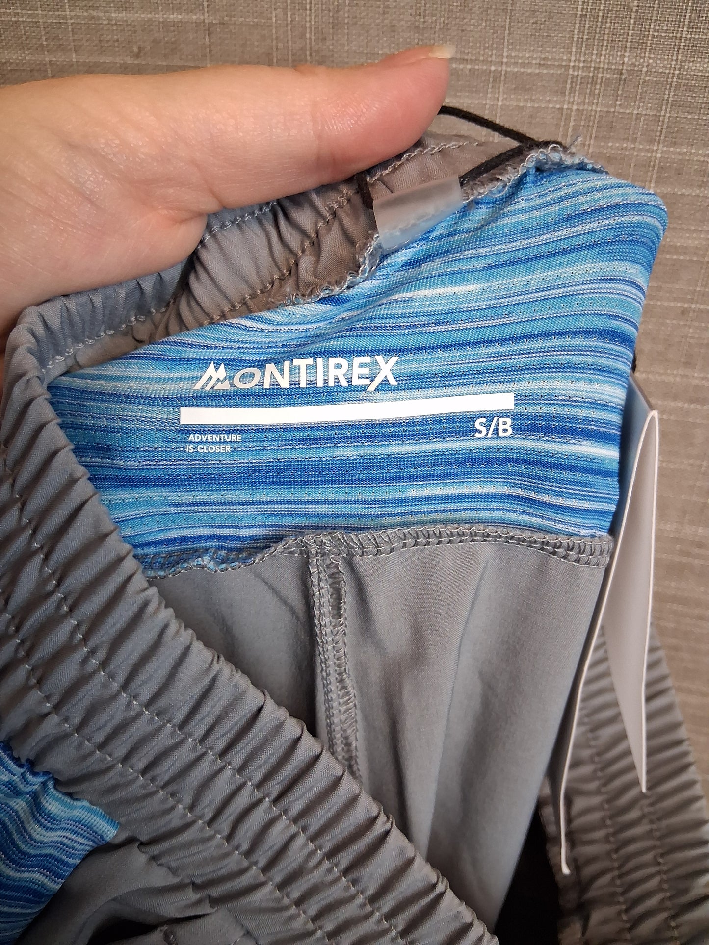 Montirex Boys J-Trail Panel Running Pant Grey Age 8 -10 Years New