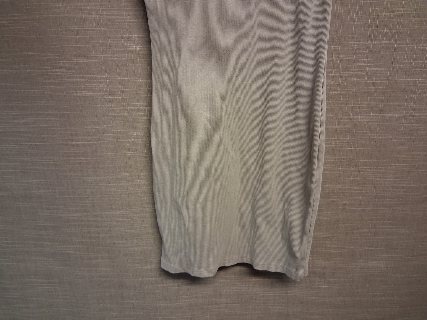 Matalan Grey T-Shirt Dress Short Sleeve Zip Detail Age 15 Years