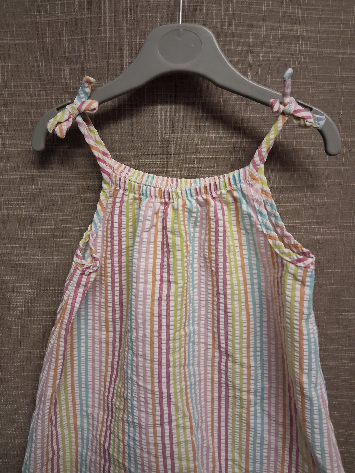 Nutmeg Girls Multicolour Striped Sundress Age 2-3 Years