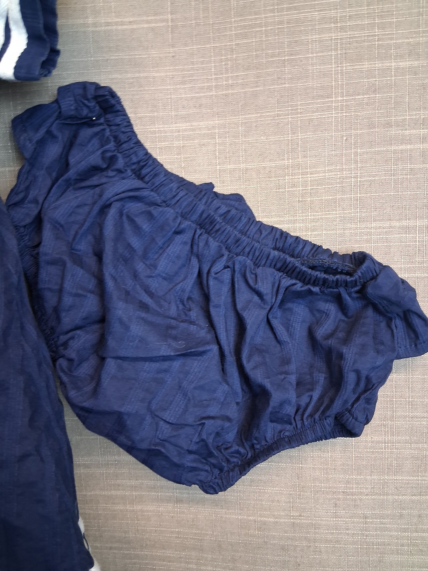 Billie Faiers George Girls Navy Sailor Style Dress With Matching Pants Age 9-12 Months