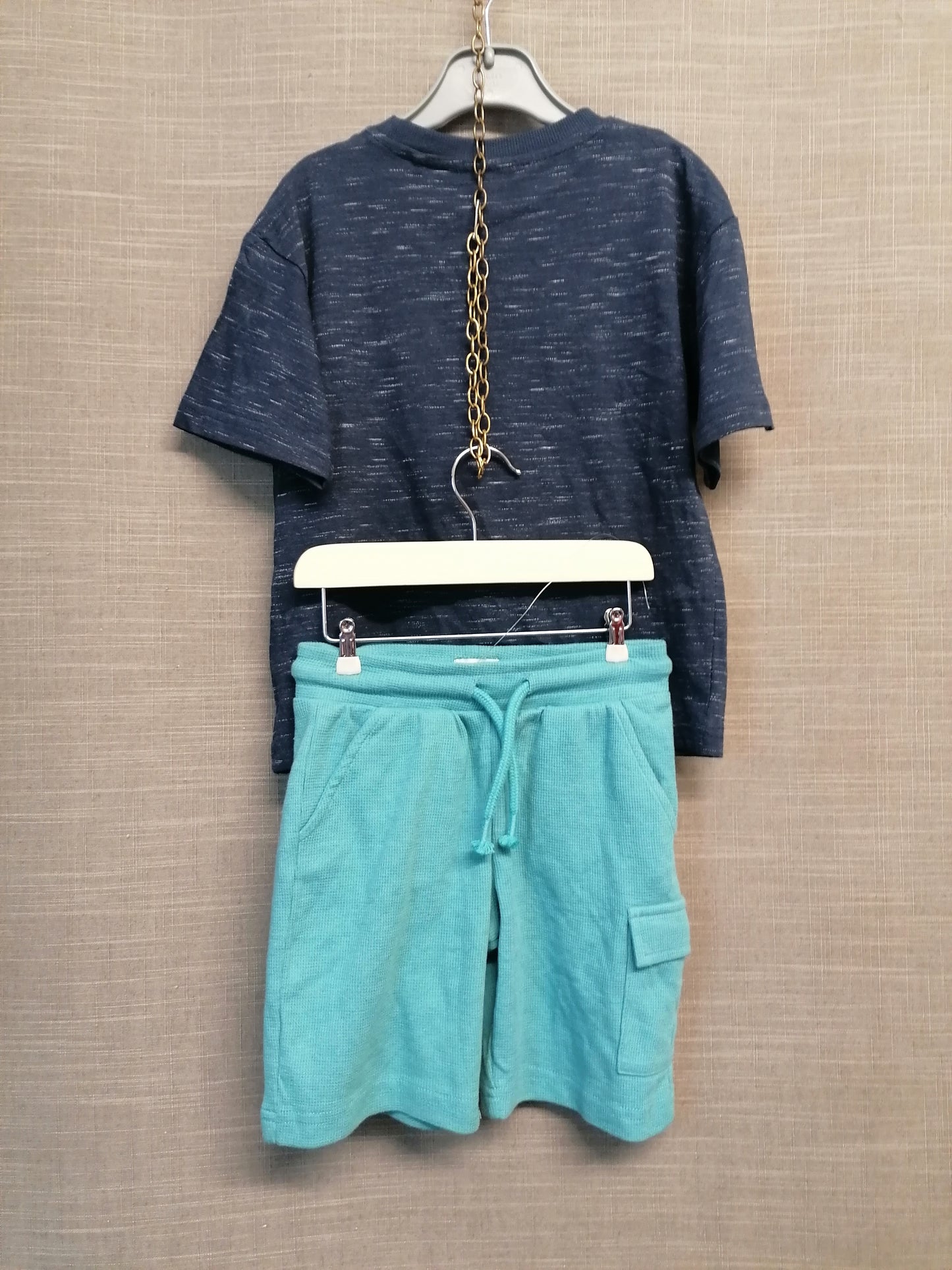 F&F Boys 2 Piece Outfit Shorts & T-Shirt Age 3-4 Years New