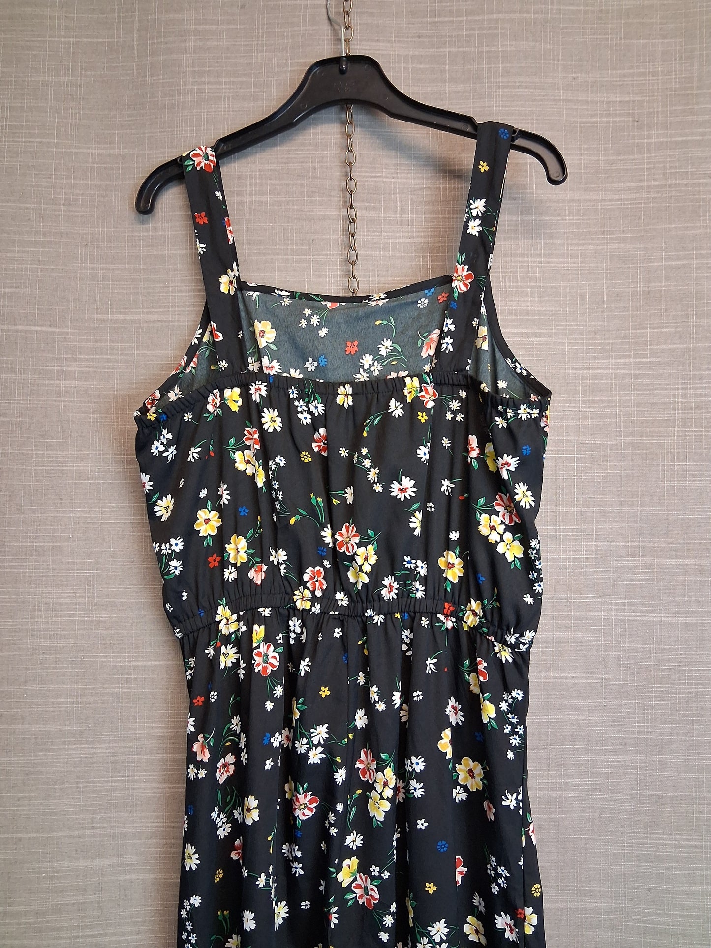 New Look Girls Black Floral Jumpsuit Lightweight Age 13 Years