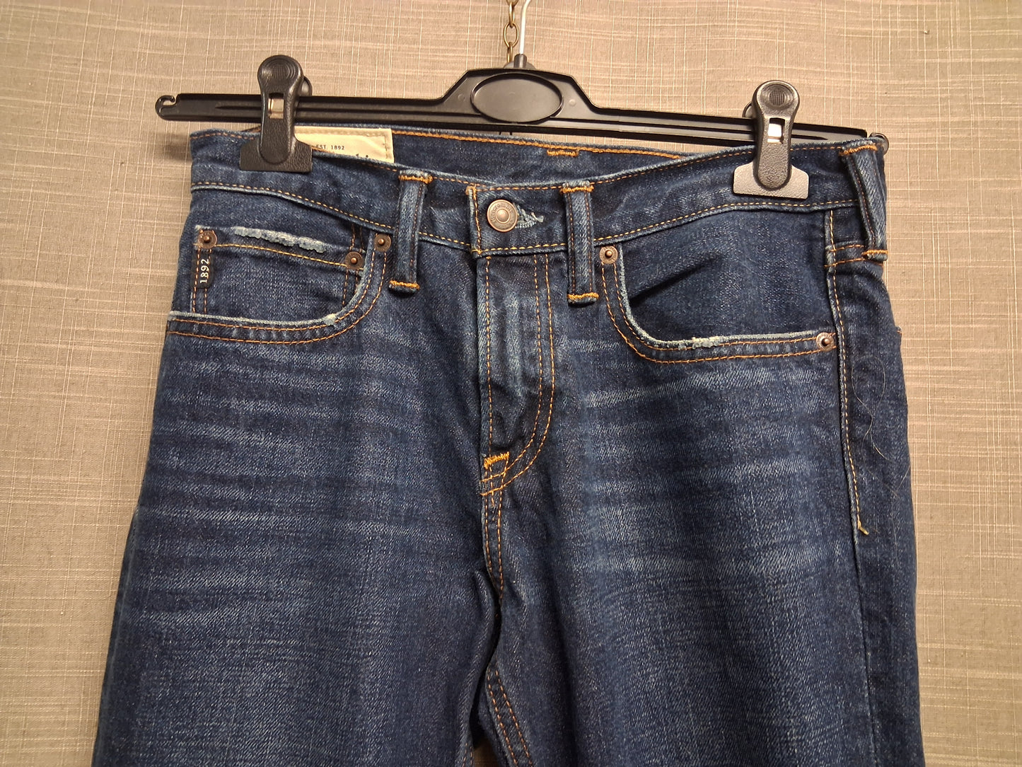 Abercrombie and Fitch Skinny Darkwash Blue Denim Jeans Age 14 Years