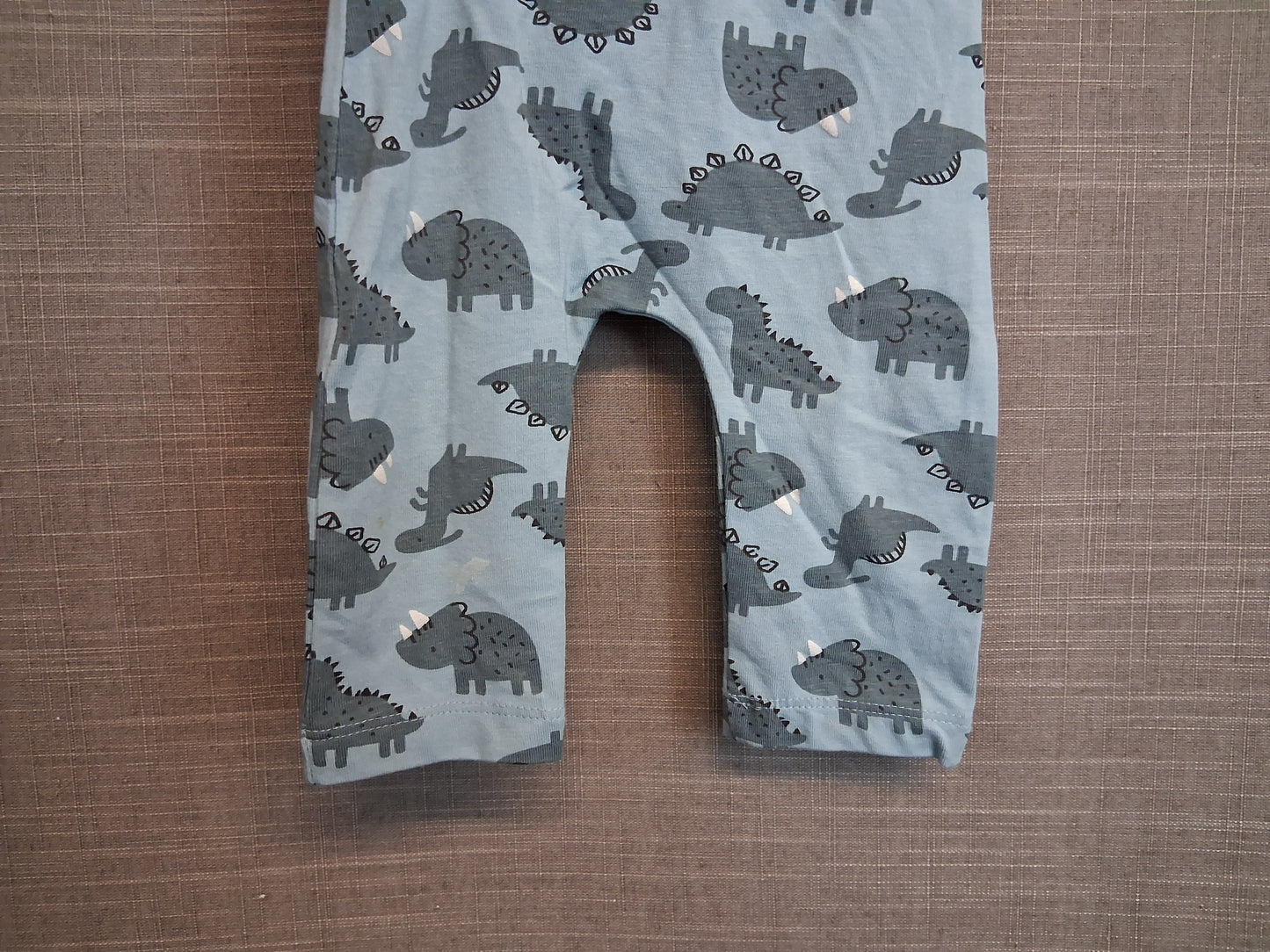 Matalan Boys Blue Jersey Dinosaur Joggers Age 0-3 Months