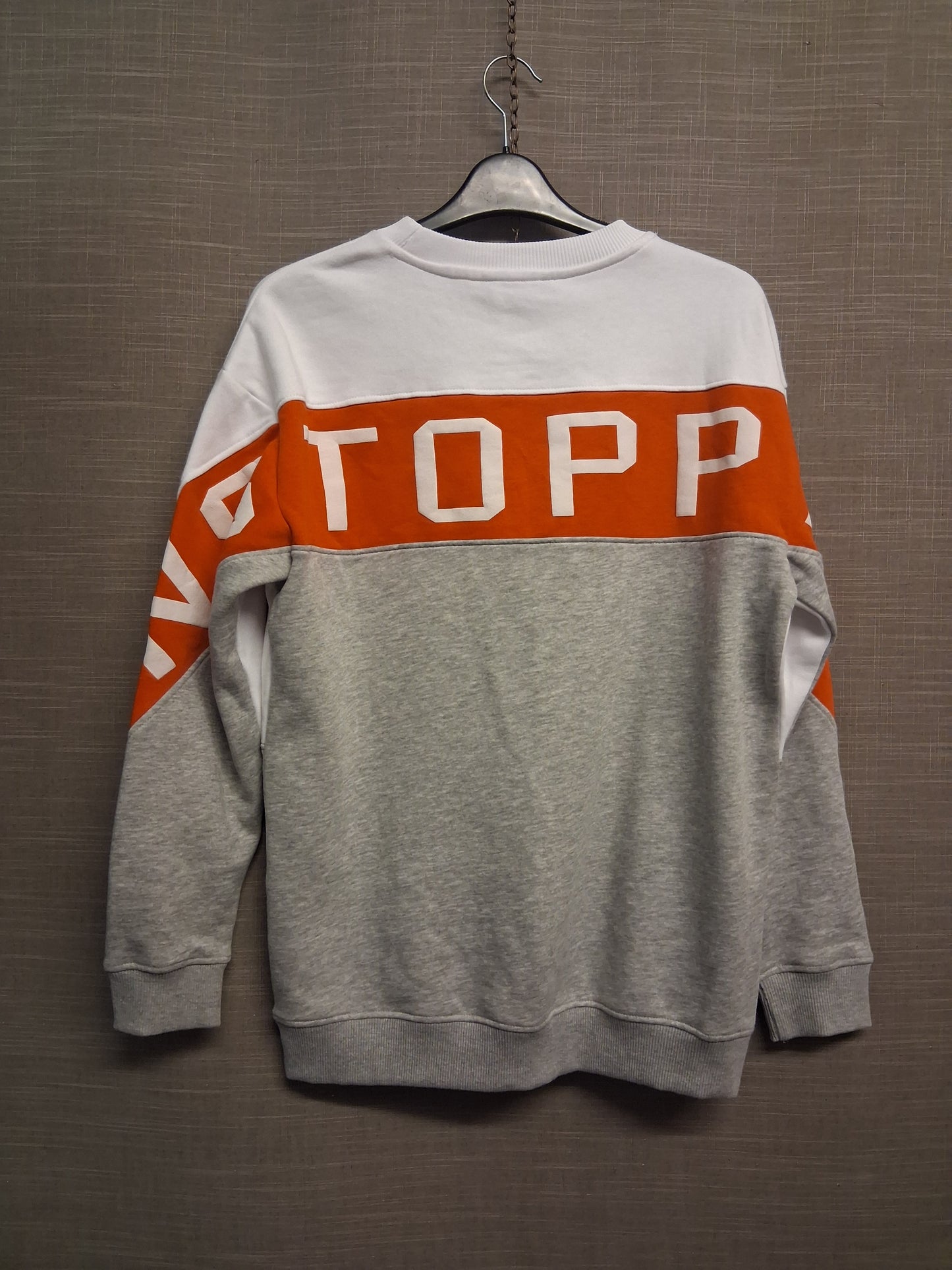 George Boys White Grey Graphic on the back Sweater Jumper Age 12-13 Years