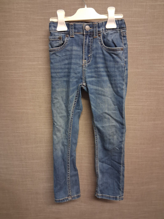 Levis Boys Blue Straight Slim Leg Jeans Age 6 Years