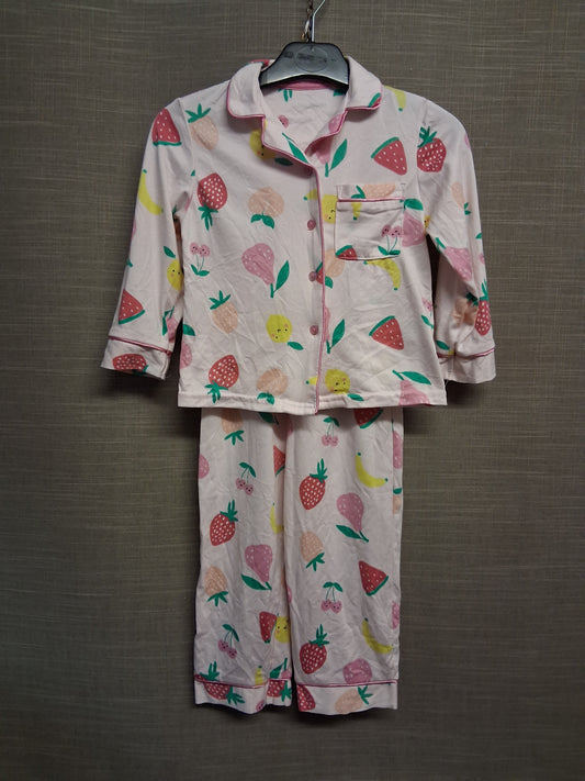 Originals Girls Summer Fruits Pyjamas PJs Set Age 3-4 Years