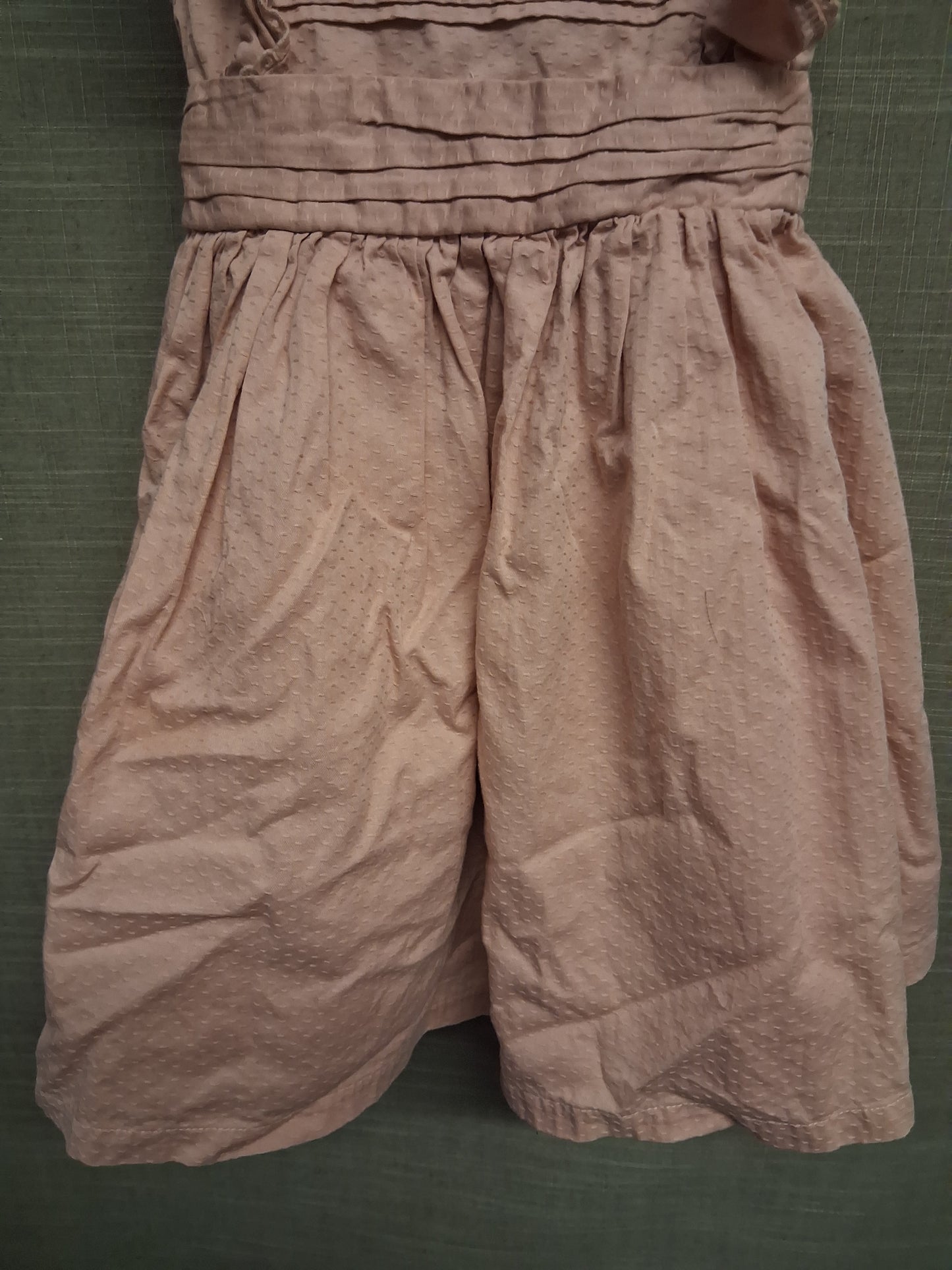 John Lewis Heirloom Dusky Pink 100% Cotton Party Dress Age 2-3   Years