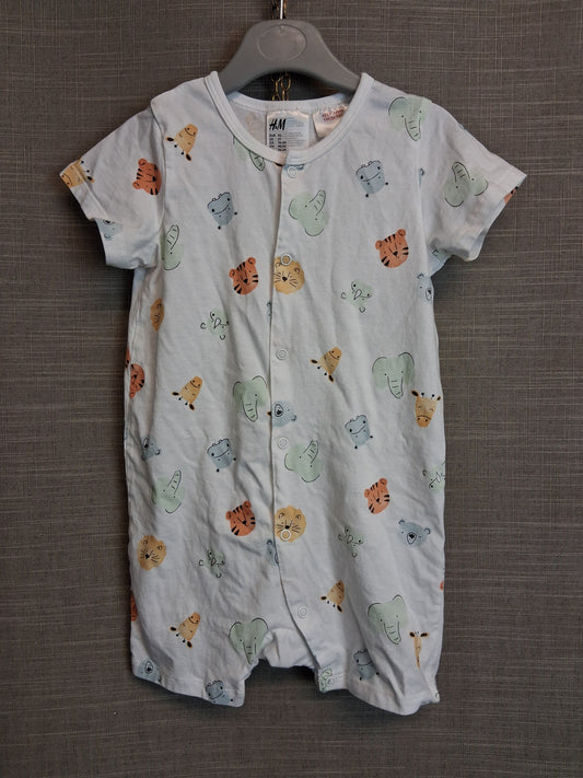 H&M Boys Summer Romper Age 18-24 Months Cotton