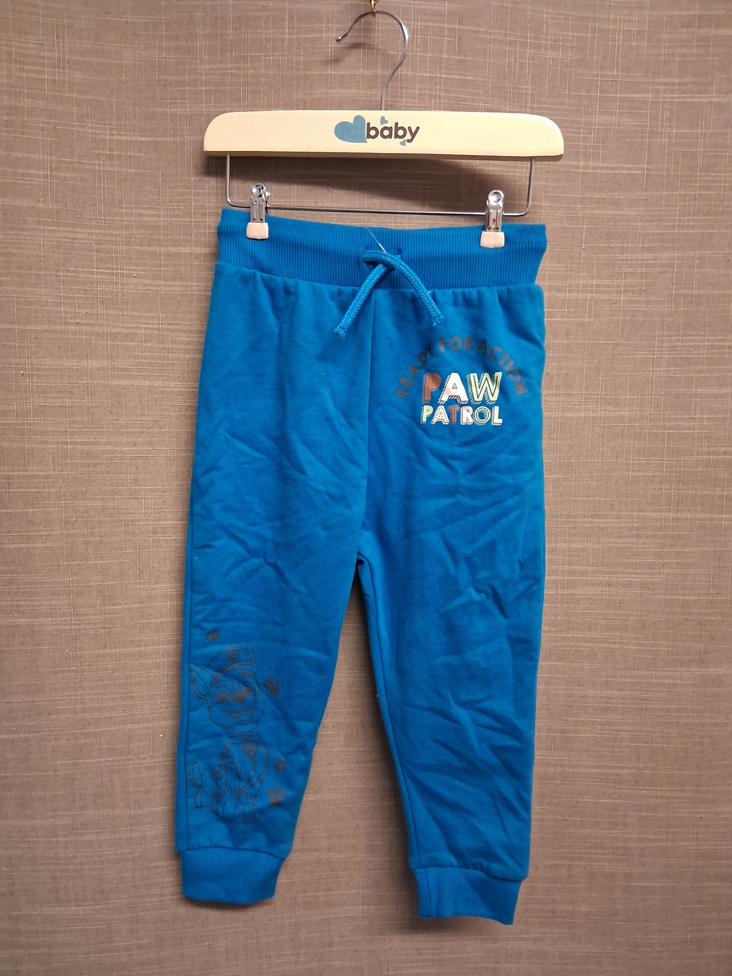 George Paw Patrol Blue Jersey Joggers Age 18-24 Months