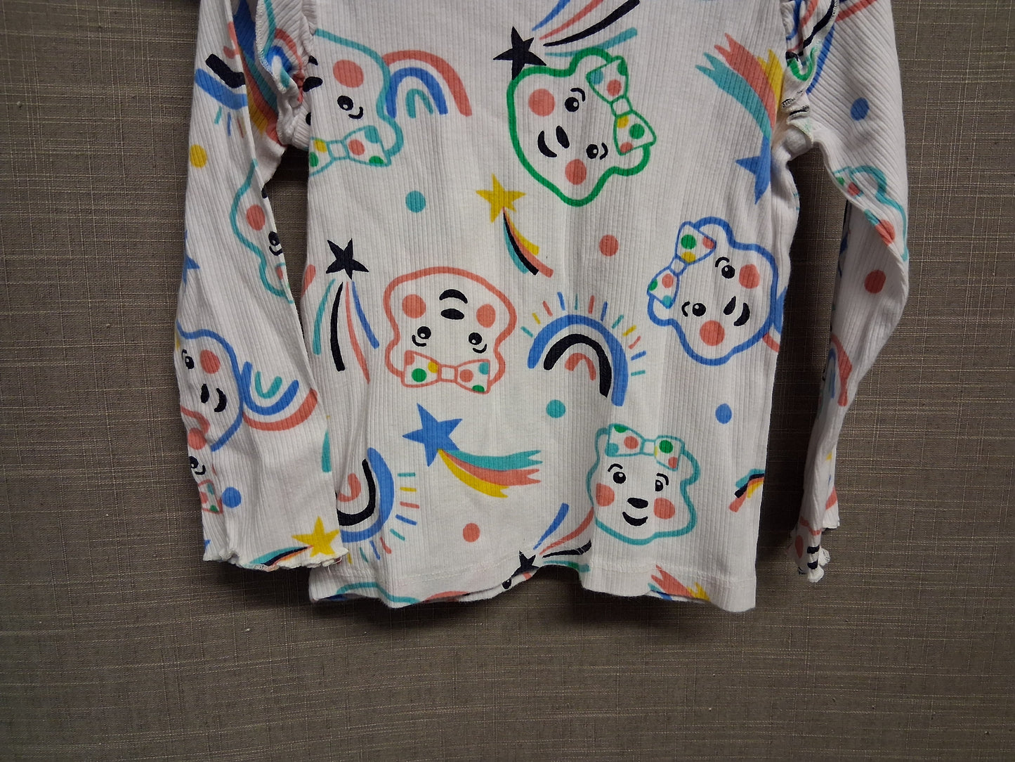 George Girls "Pudsey" Children in Need Long Sleeve White Blush Age 3-4 Years