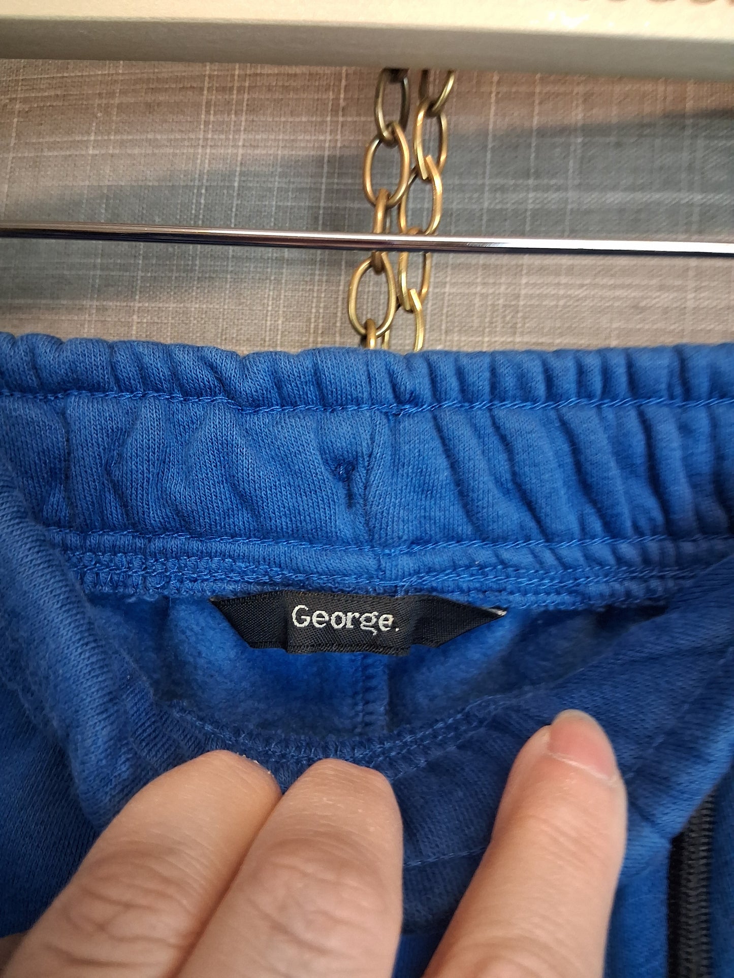 George Boys Blue Jersey Shorts Age 9-10 Years
