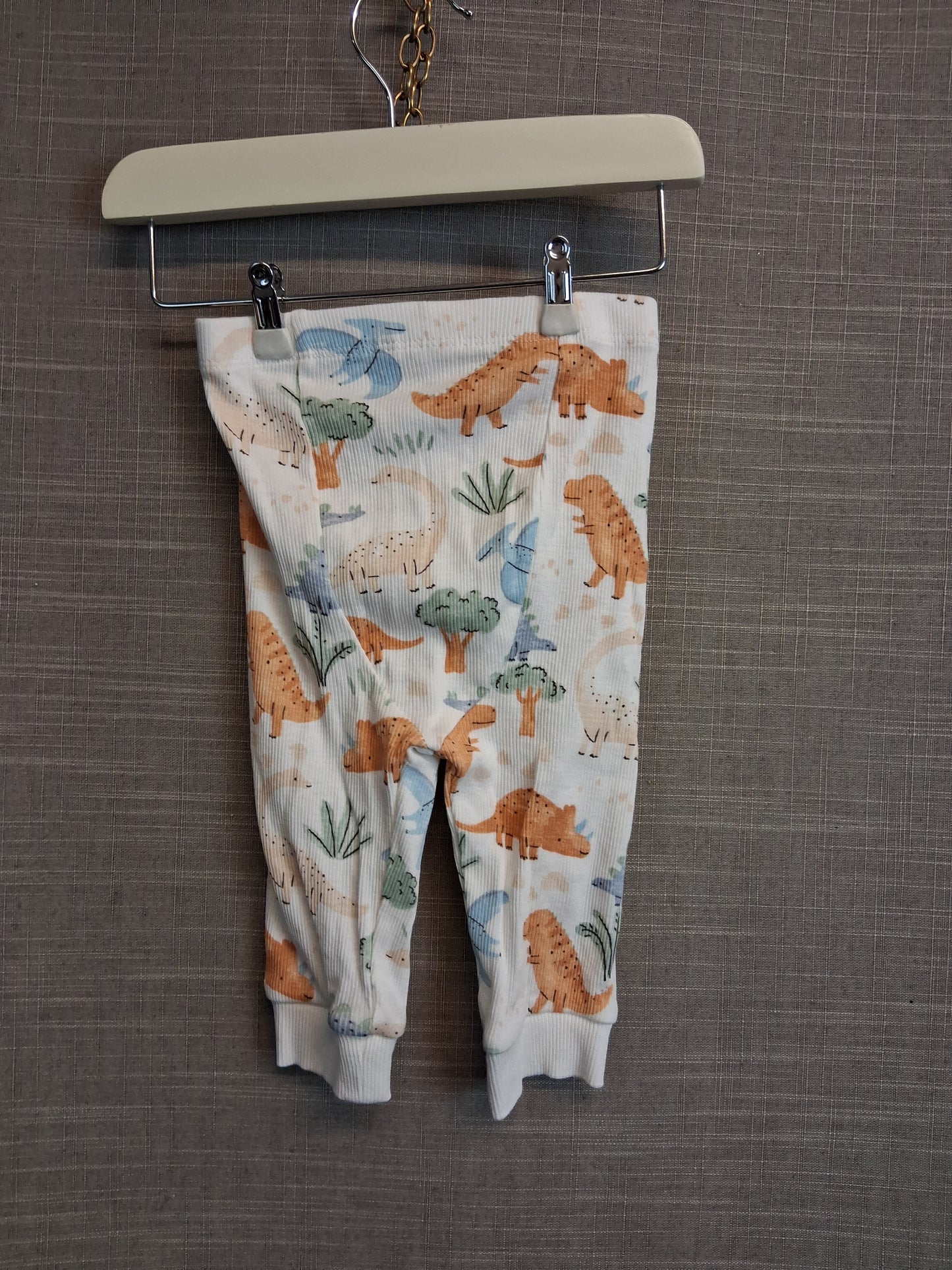 TU Boys Dinosaur Theme Joggers Age 3-6 Months Multicolour