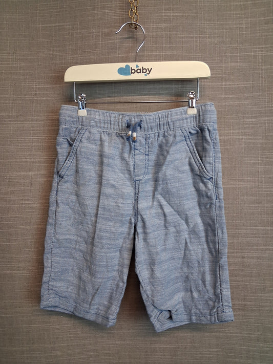 Nutmeg Boys Blue Shorts 100% Cotton Age 5-6 Years