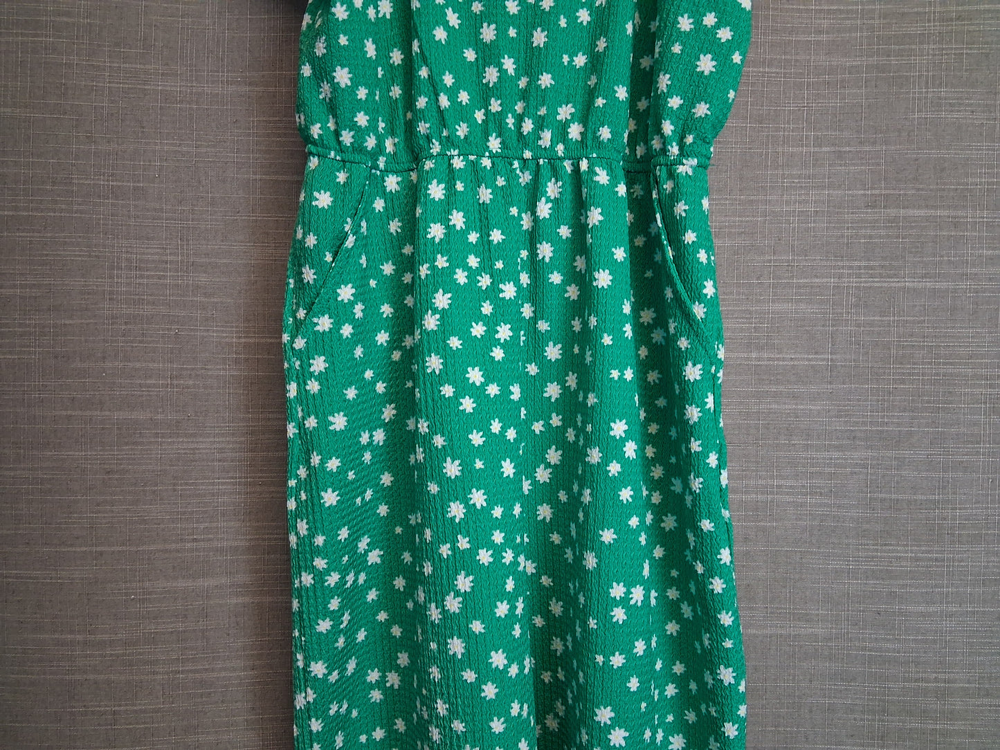 Primark Girls Green Floral Jumpsuit Strappy Age 10-11 Years