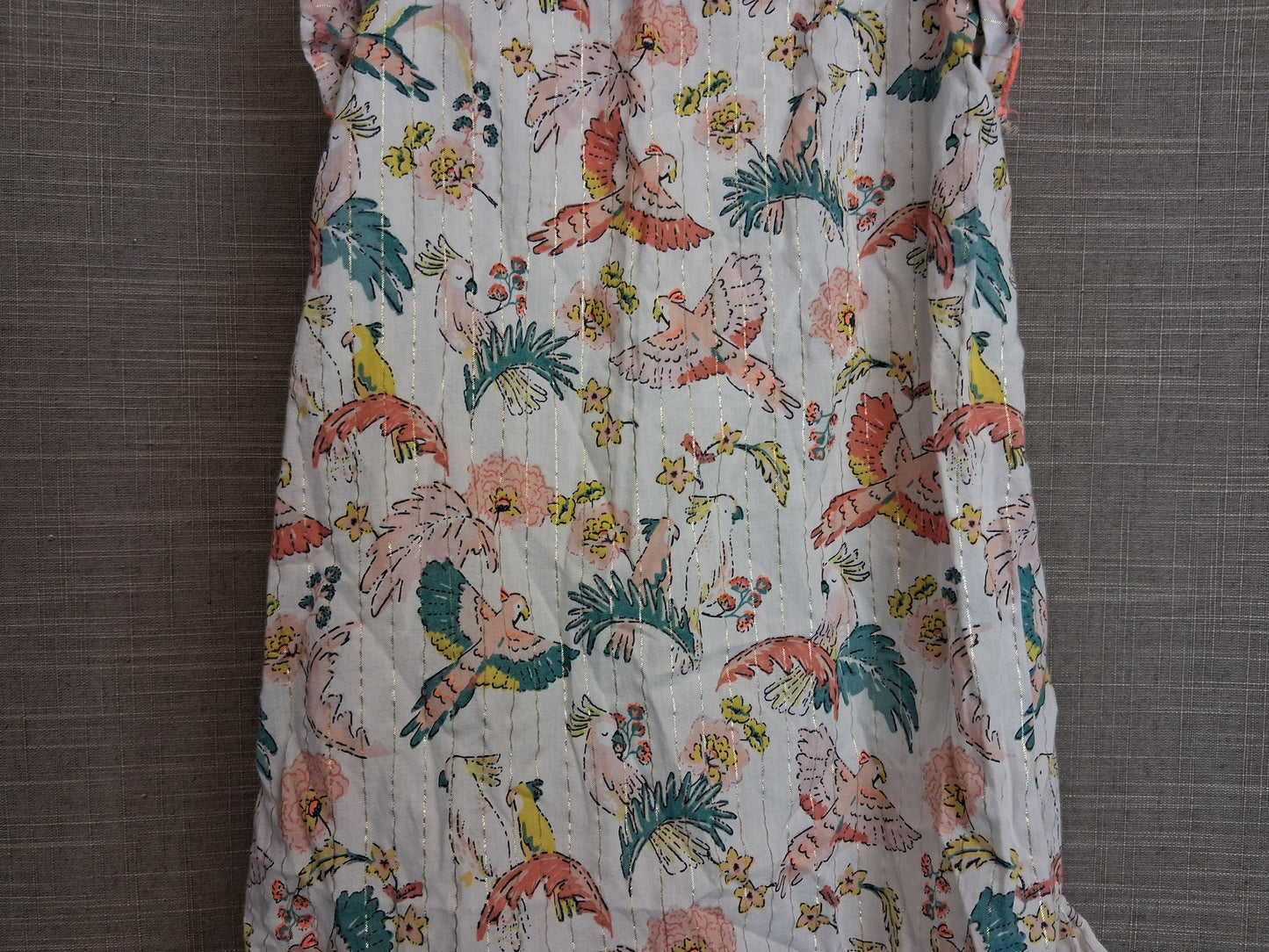 Marks And Spencer Sundress Floral Bird Print Age 5-6 Years