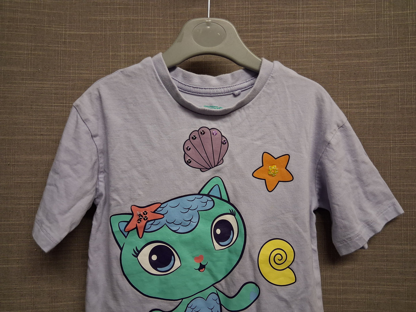 F&F Gabby's Dollhouse Purple Short Sleeve T-Shirt Age 3-4 Years