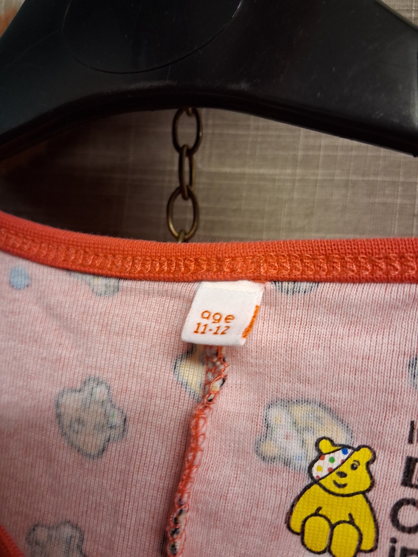 Blue Zoo Girls "Pudsey" Children in Need Blush Pink All in One Sleepsuit with Headband Age 11-12 Years