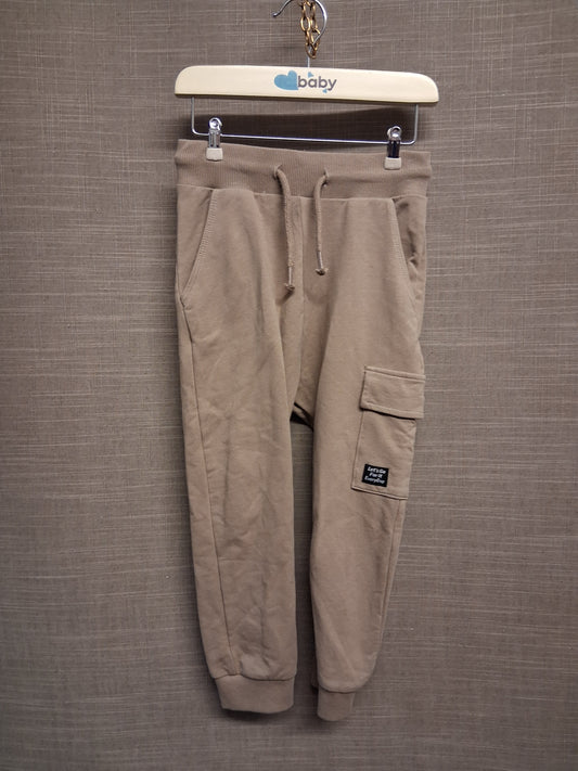 Next Boys Beige Cargo Joggers Age 3-4 Years