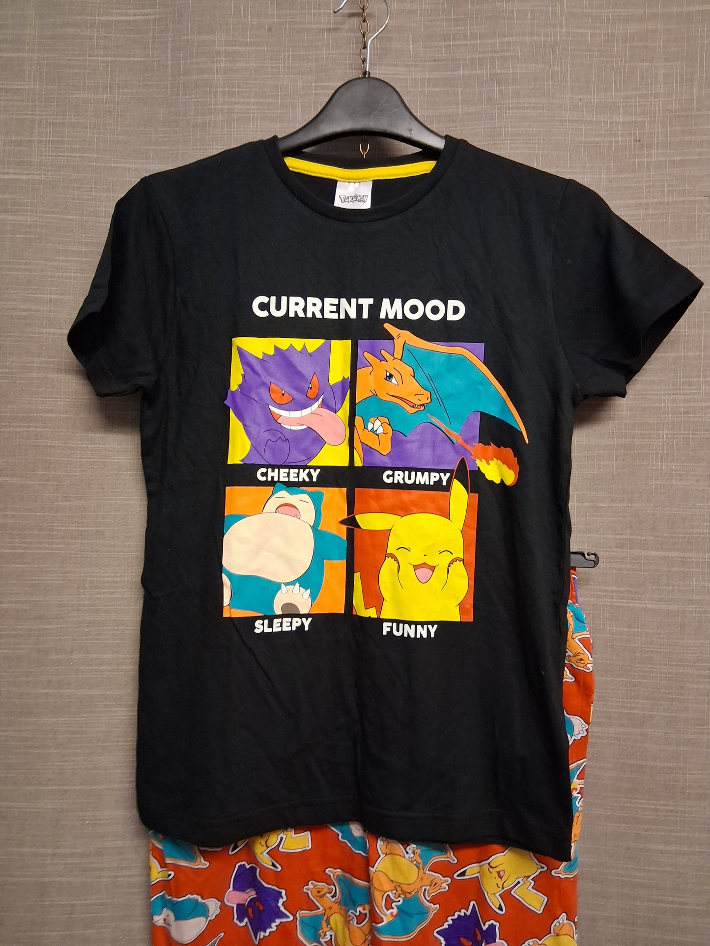 Pokemon Boys PJs Pyjamas Set Age 11-12 Years