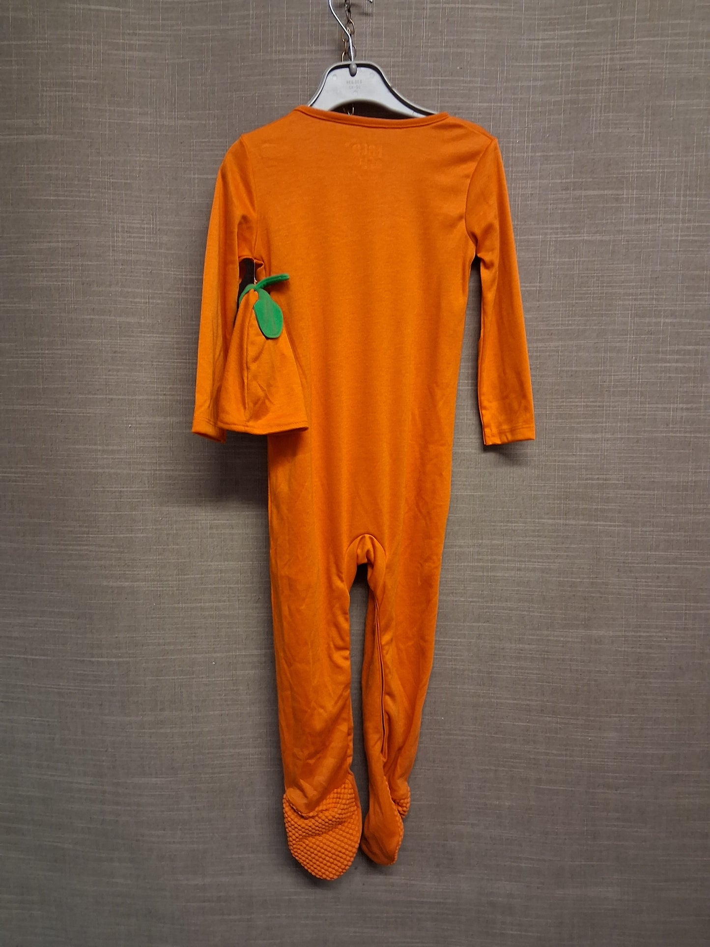 F&F Boys Pumpkin Sleepsuit Outfit With Hat Orange Age 18-24 Months New
