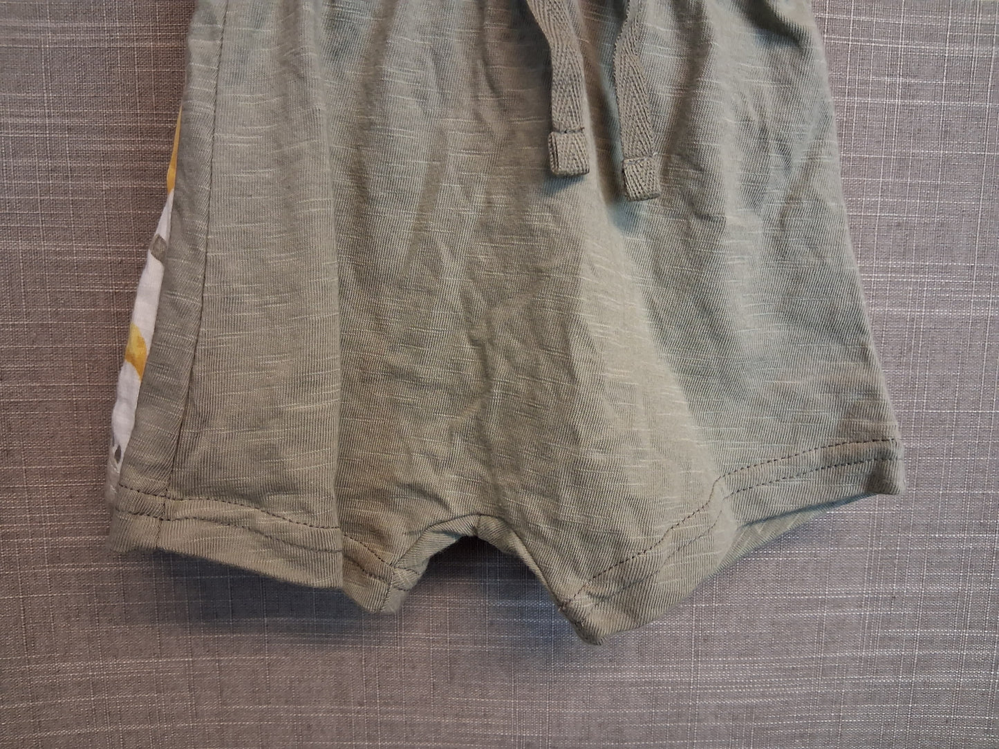 George Boys Twin Pack of Shorts Age 0-3 Months Dinosaur Theme