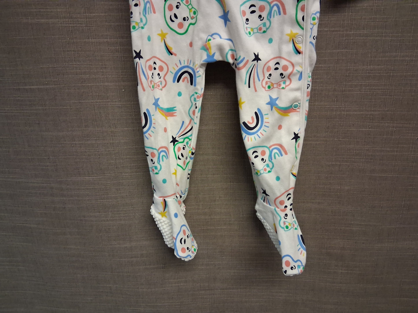 George Girls "Pudsey" Children in Need Blush Sleepsuit Romper Age 9-12 Months New