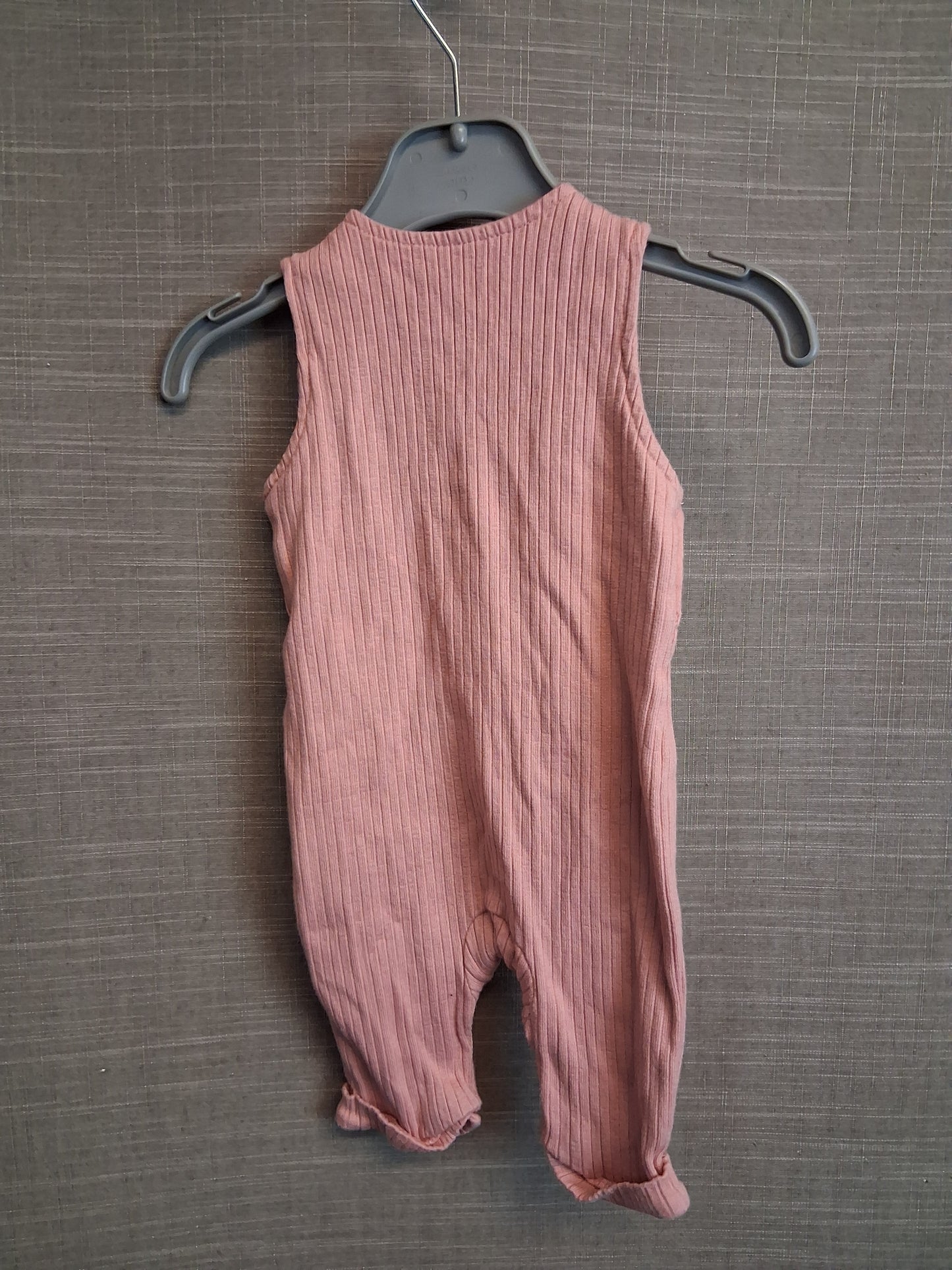 Primark Pink One Piece Dungarees Jersey Age 0-3 Months