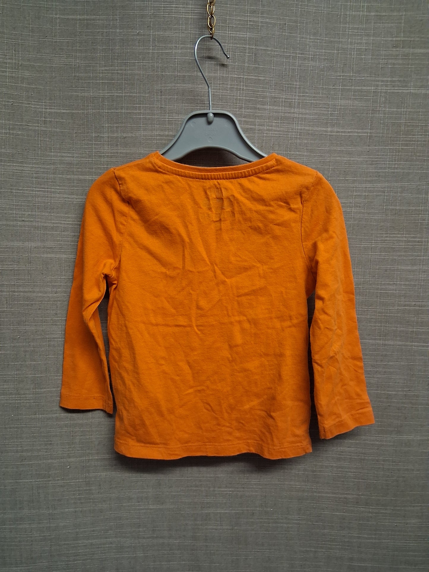 F&F Halloween Theme Orange Long Sleeve T-Shirt Age 18-24 Months