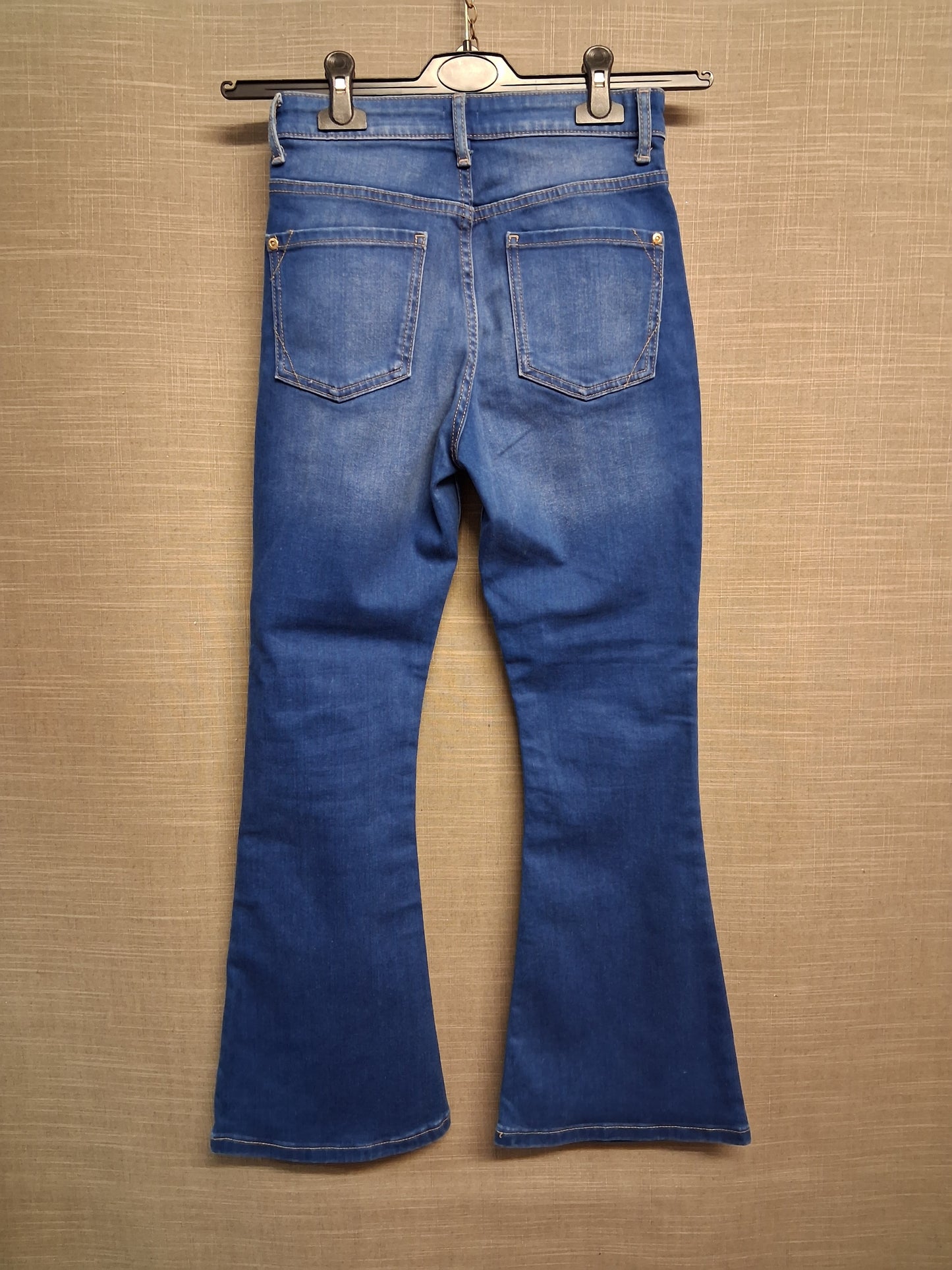 River Island Girls Blue Bootcut Denim Jeans Age 12 Years