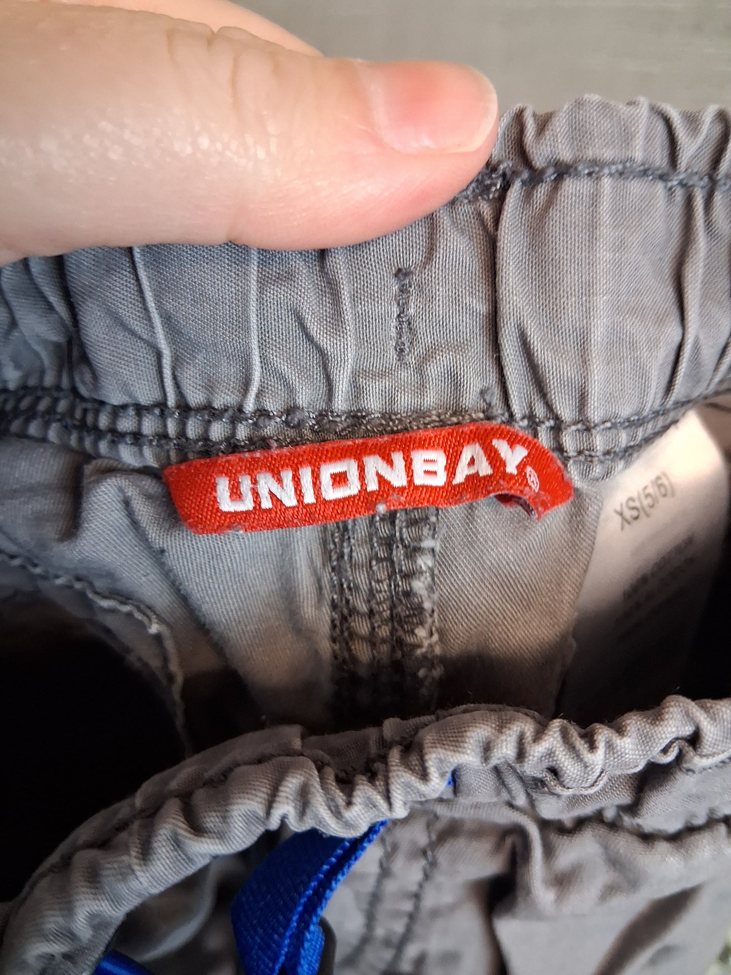 Union Bay Boys Grey Cargo Shorts Age 5-6 Years