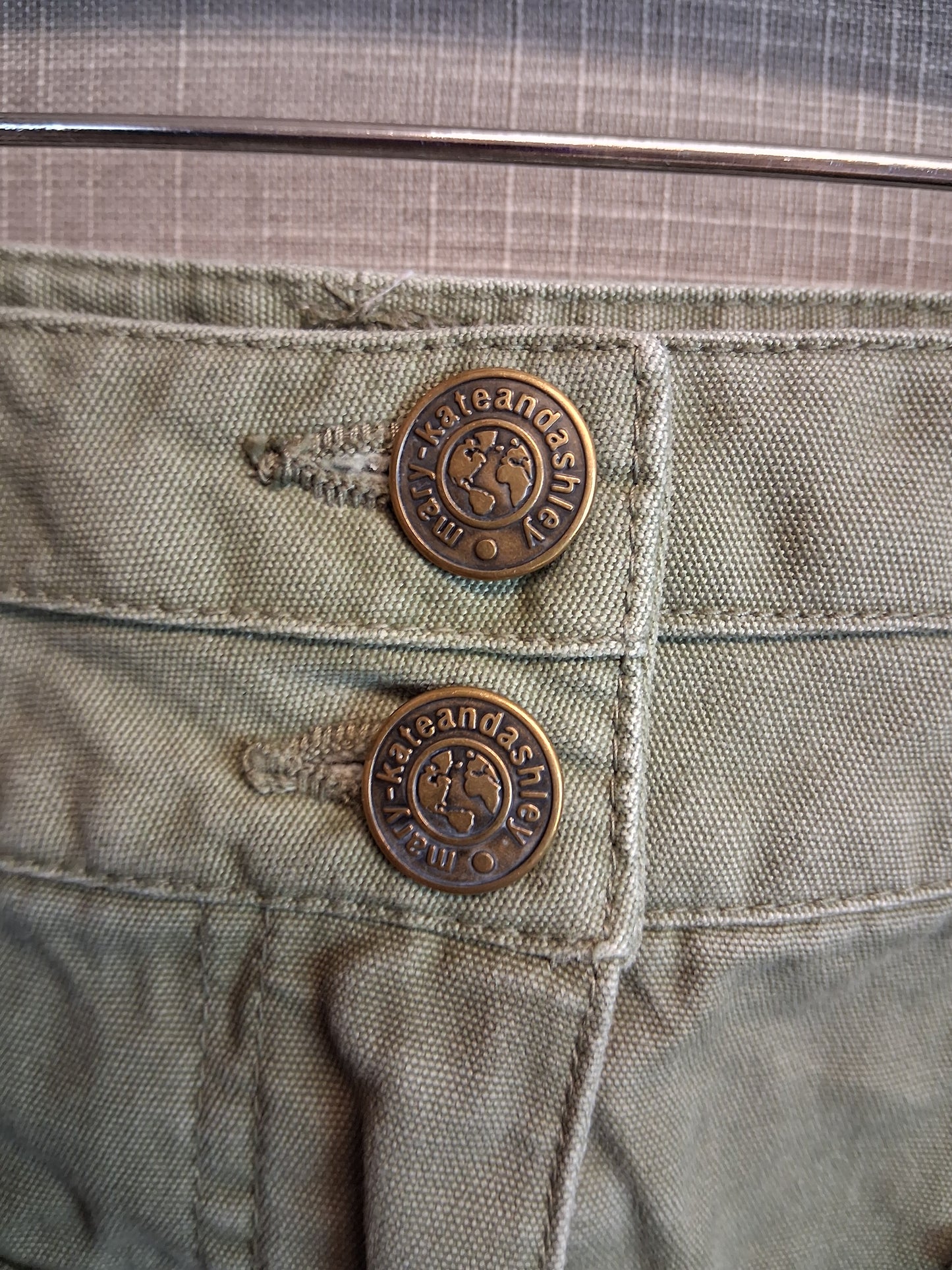 Mary-Kate and Ashley George Khaki Pencil Skirt Age 7-8 Years Vintage