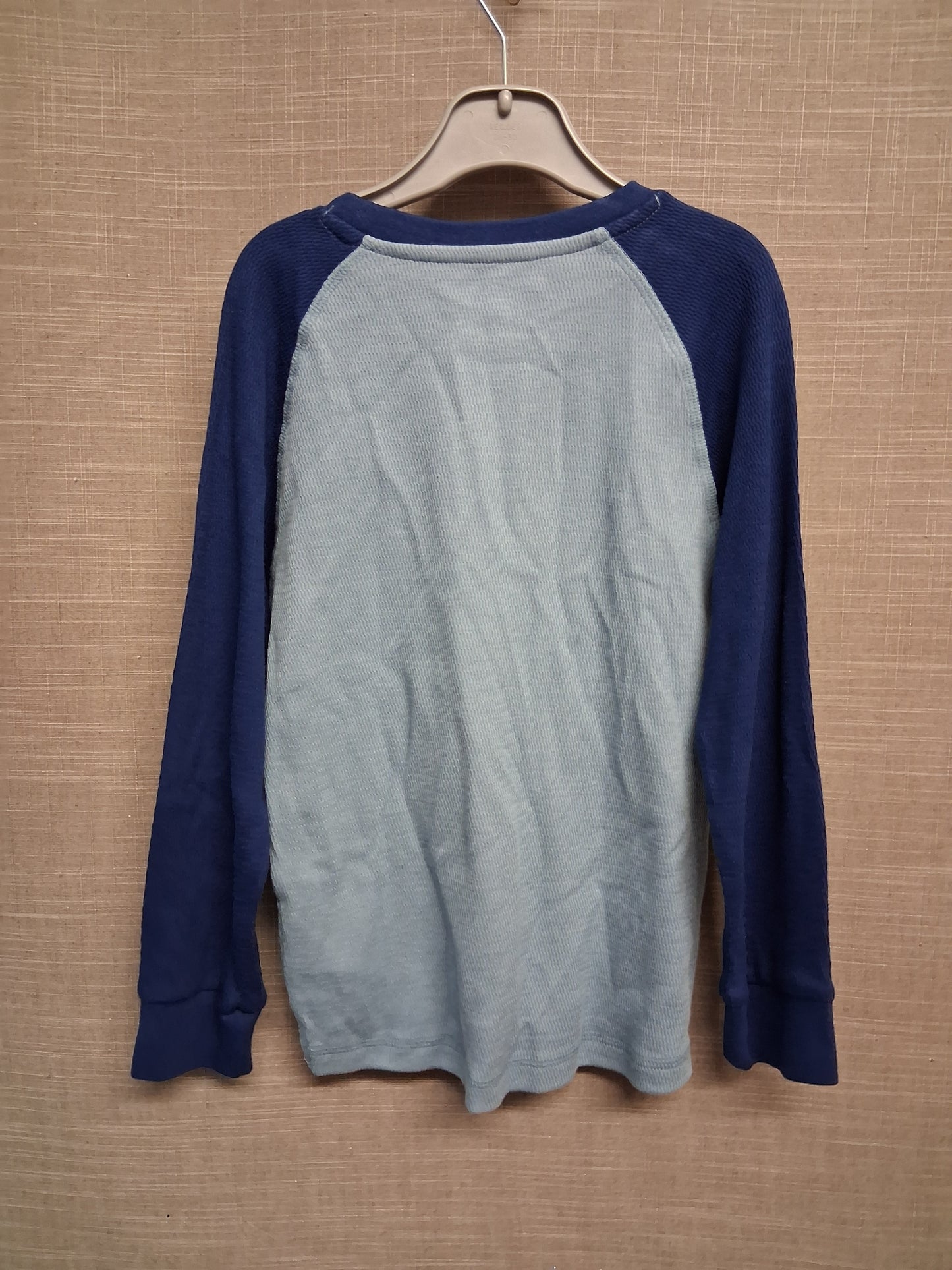 Next Boys Blue 2 Tone Long Sleeve Jersey T-Shirt Age 5-6 Years New